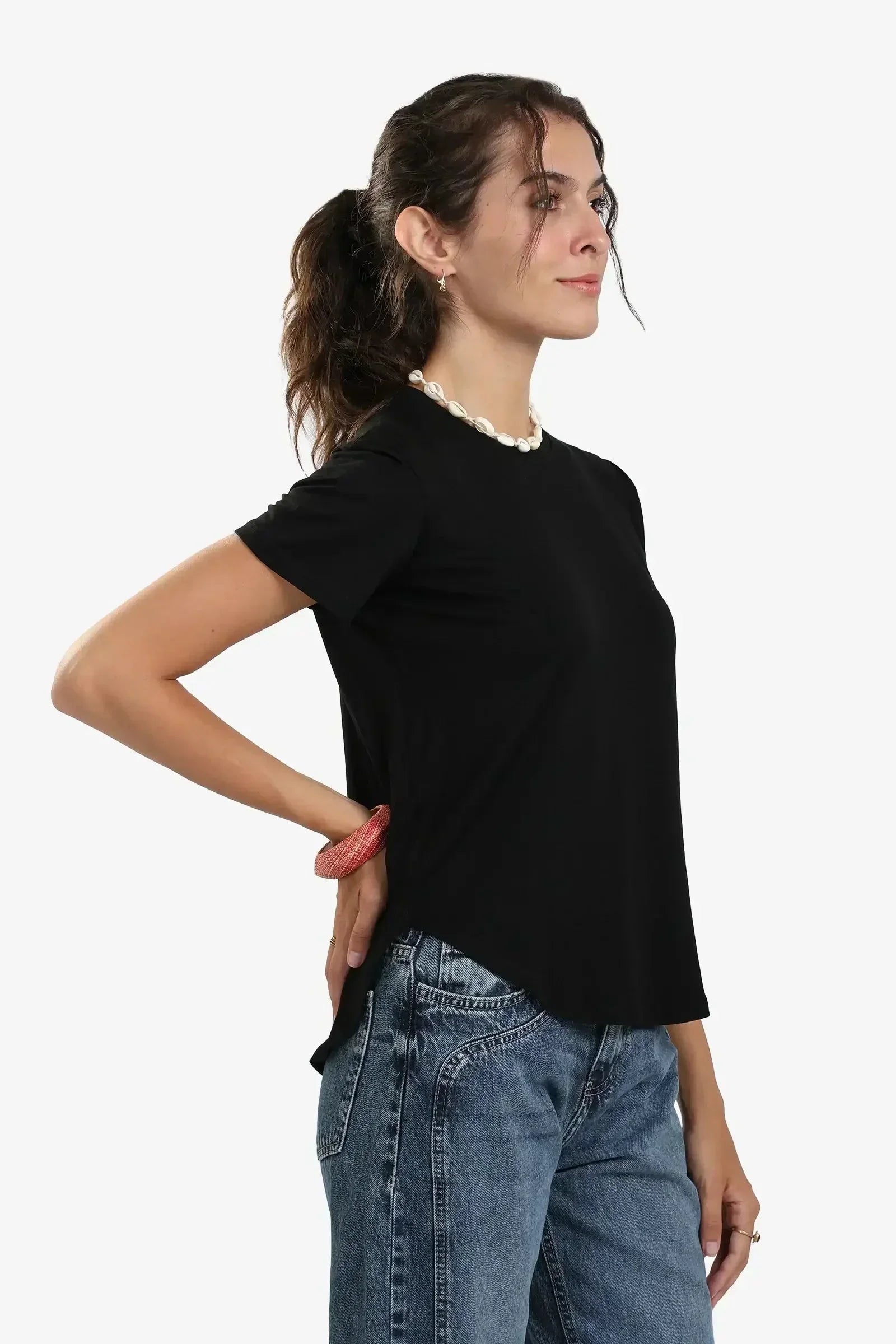 Carina - Asymmetrical Hem Basic Top 6