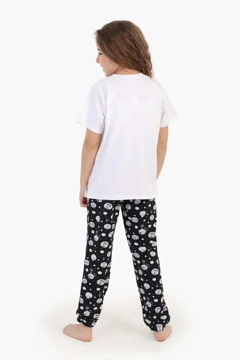 Carina - Girly Snoopy Printed Pyjama Set 3