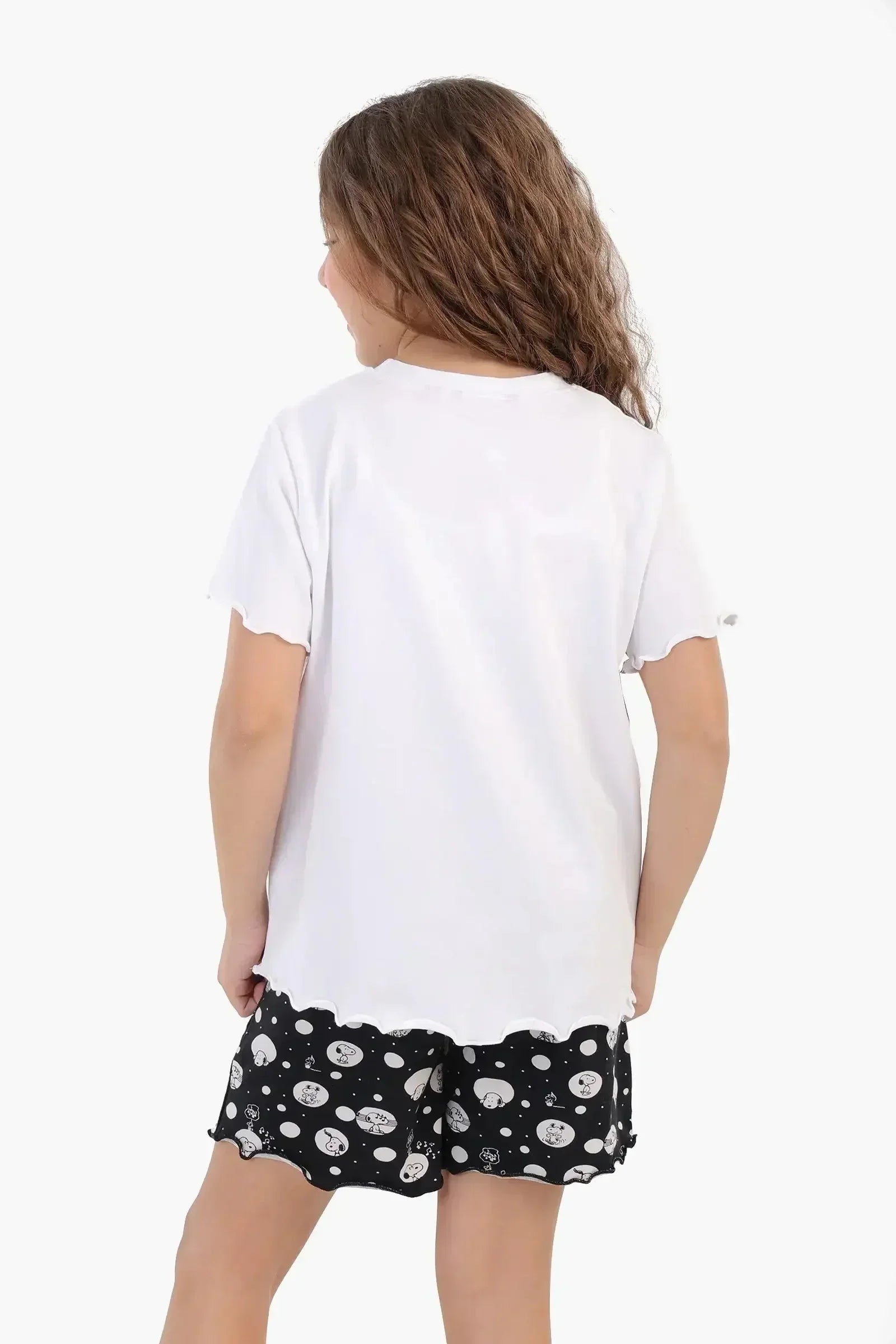 Carina - Girly Printed Snoopy Pyjama Set 3