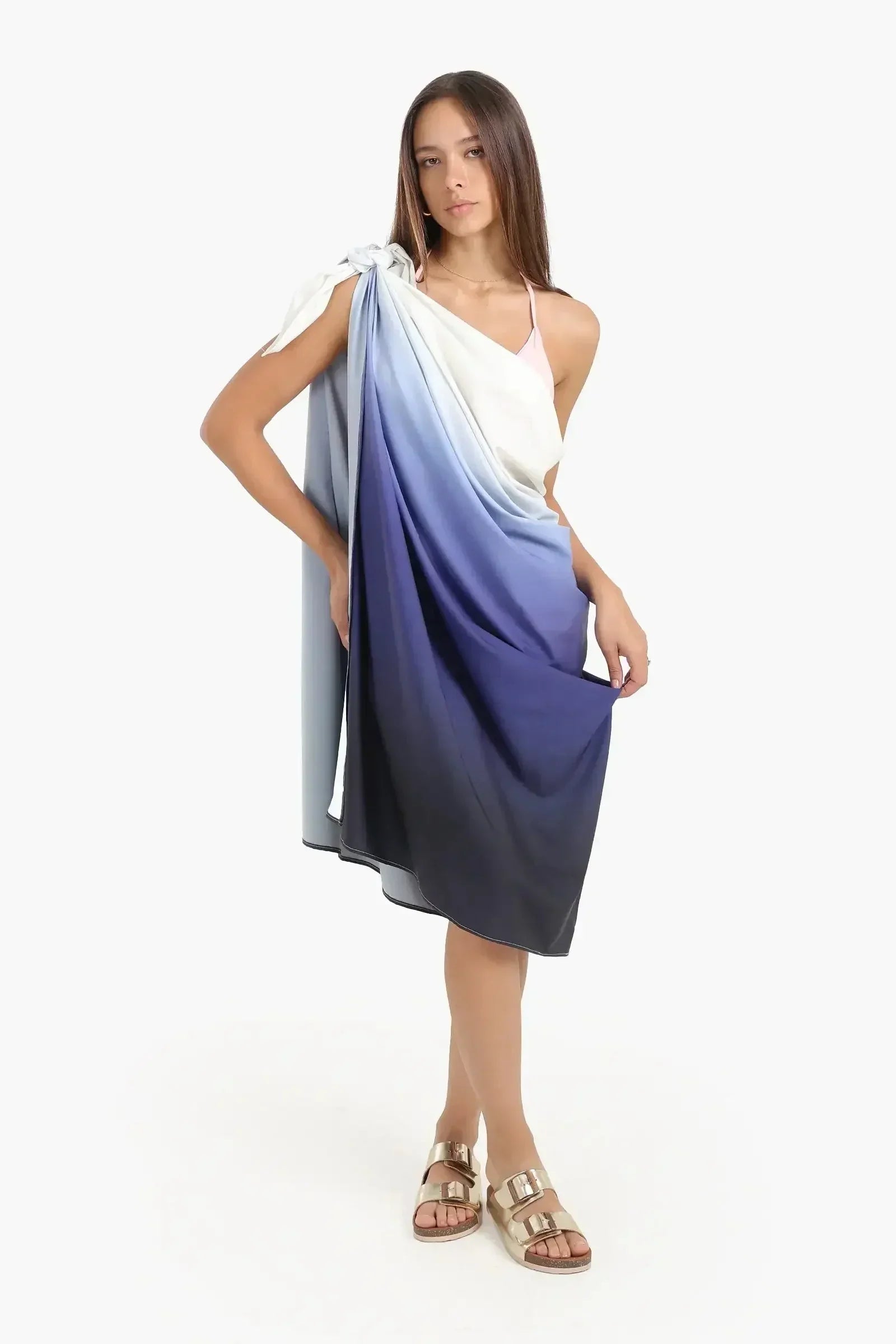 Carina - Colorful Beach Sarong Wrap 1