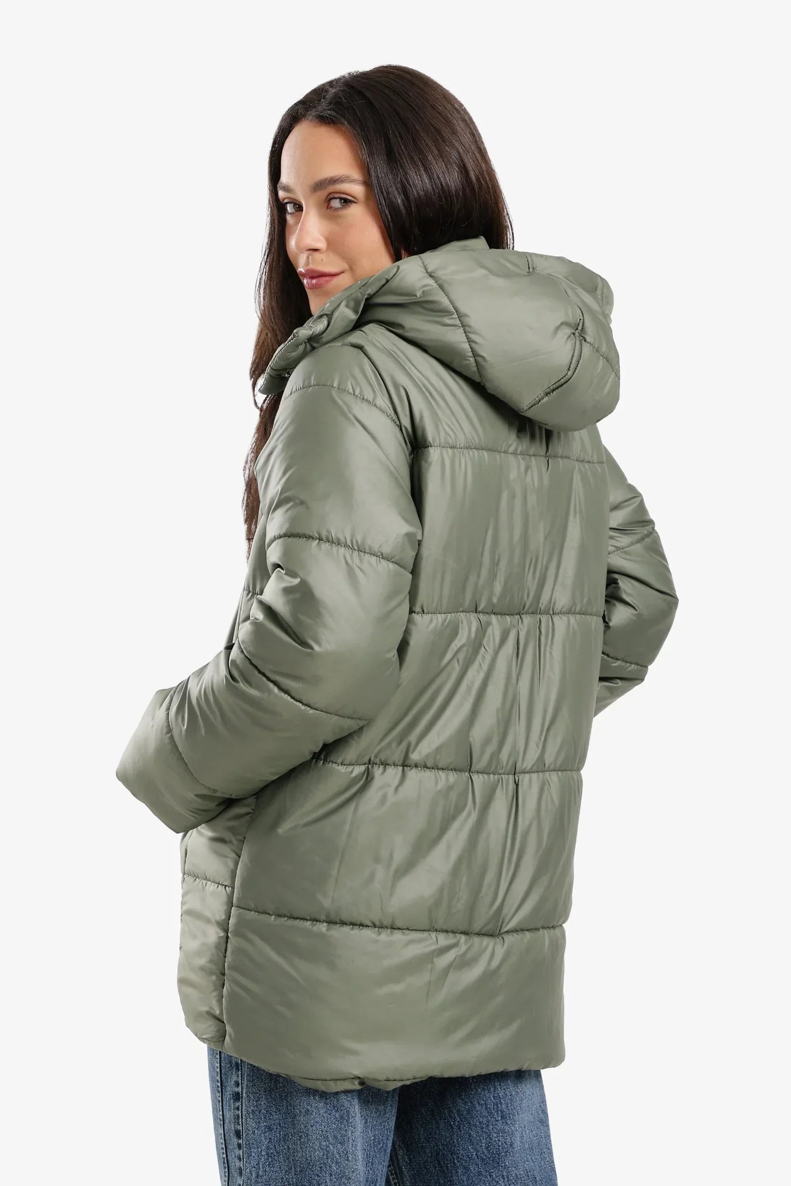 Clue - Hooded Long Puffer Jacket 3