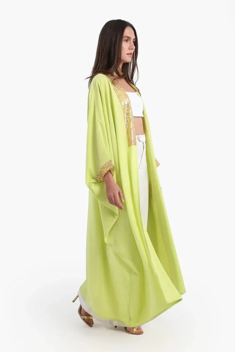 Carina - Relaxed Fit Abaya with Sequins 10