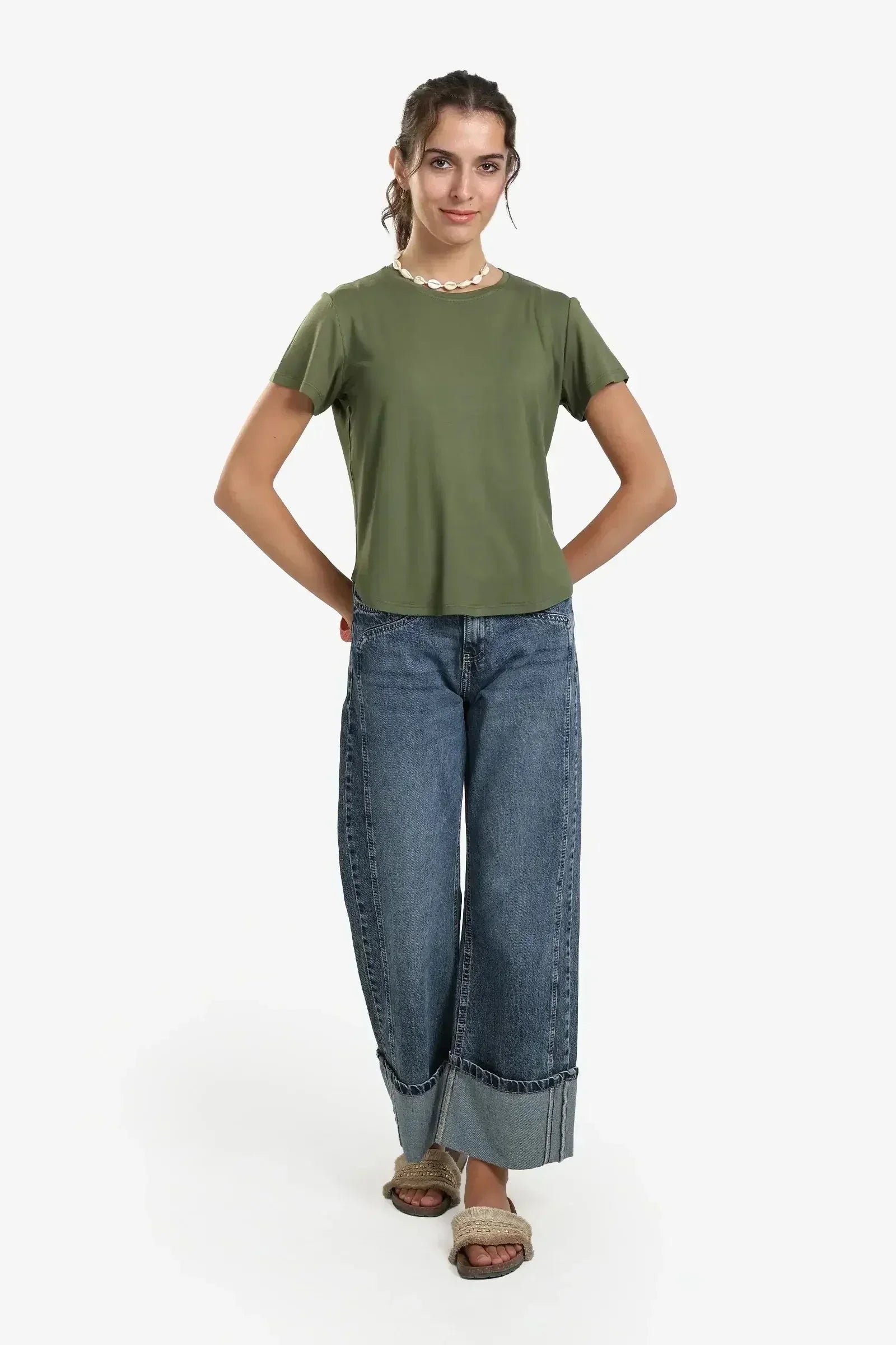 Carina - Asymmetrical Hem Basic Top 20