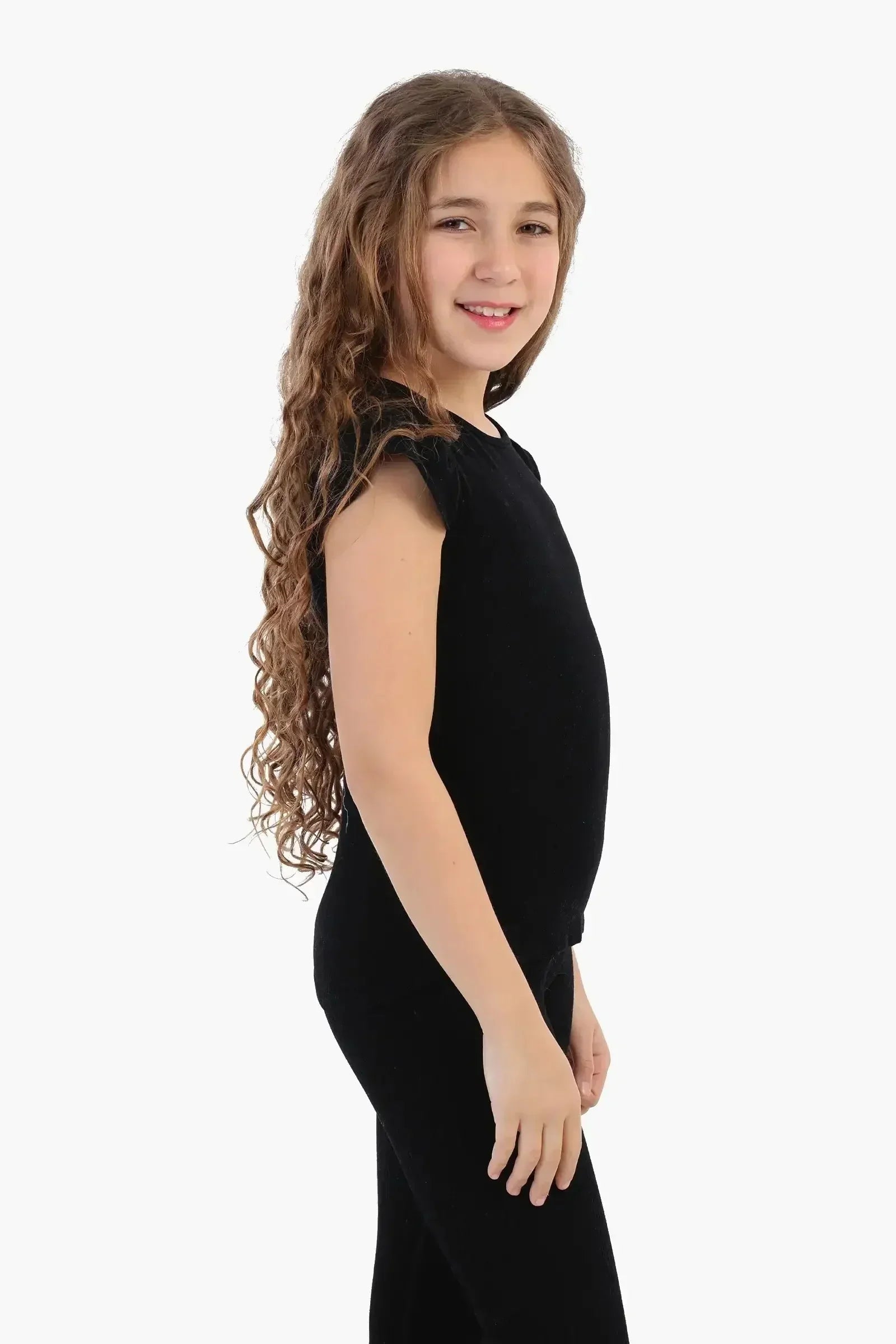 Carina - Girly Ribbed Ruffle Top 17