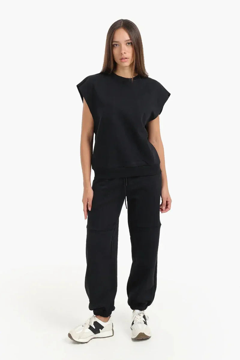 Carina - Open-Back Lounge Sweatshirt 9