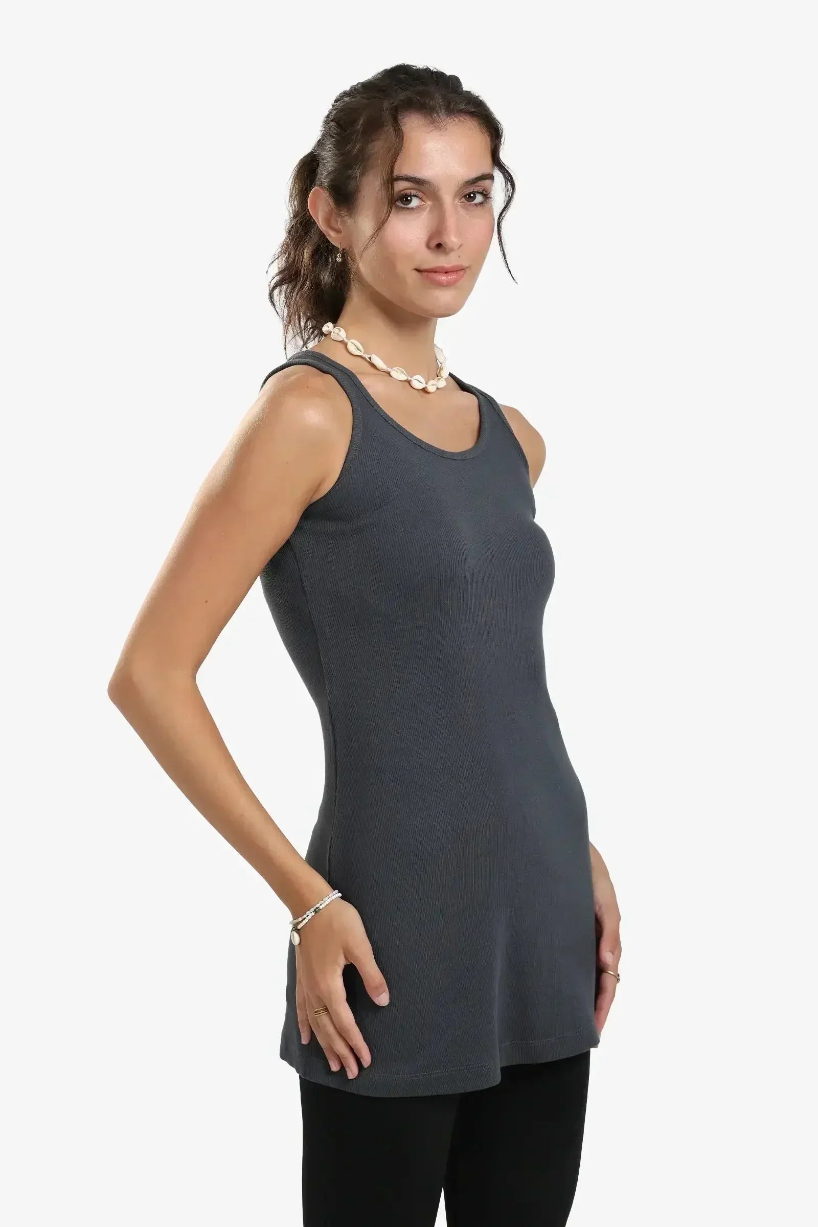 Carina - Long Slim Fit Top 6