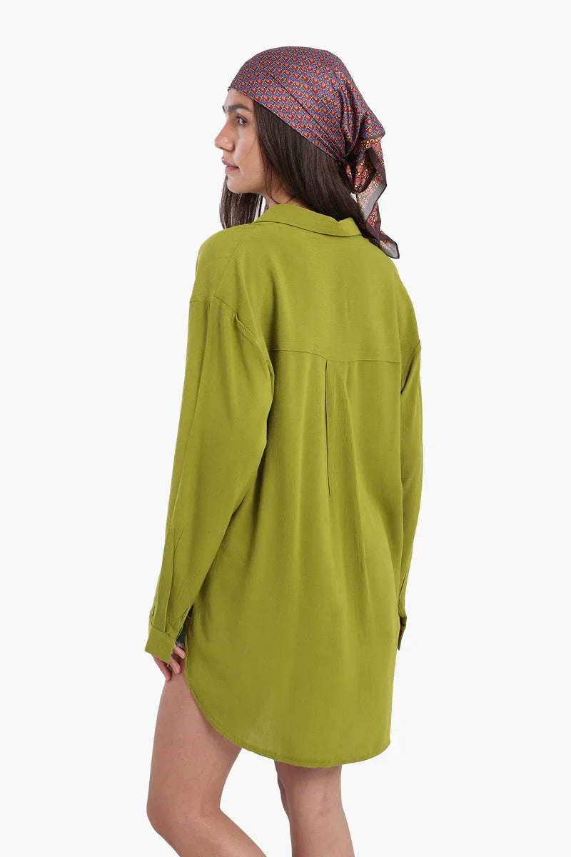 Carina - Classic Collared Lounge Shirt 8