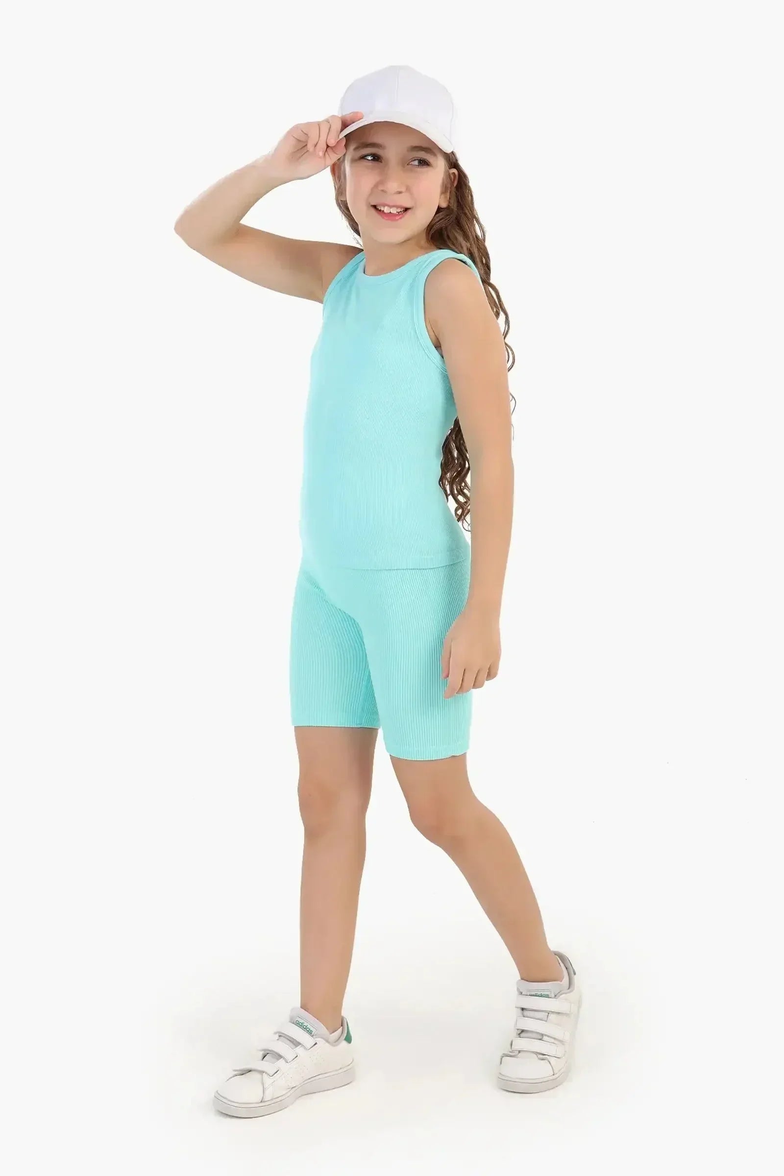 Carina - Girly Ribbed Cycling Shorts 21