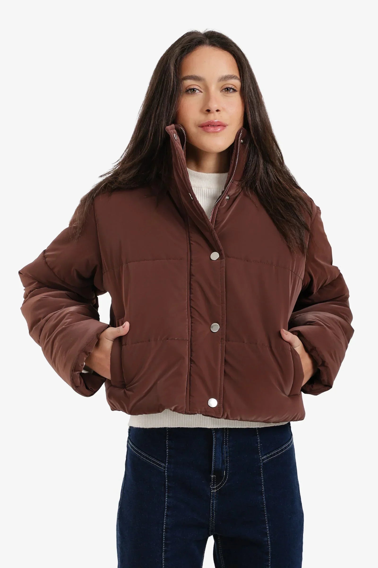 Clue - Cropped Puffer Jacket 1