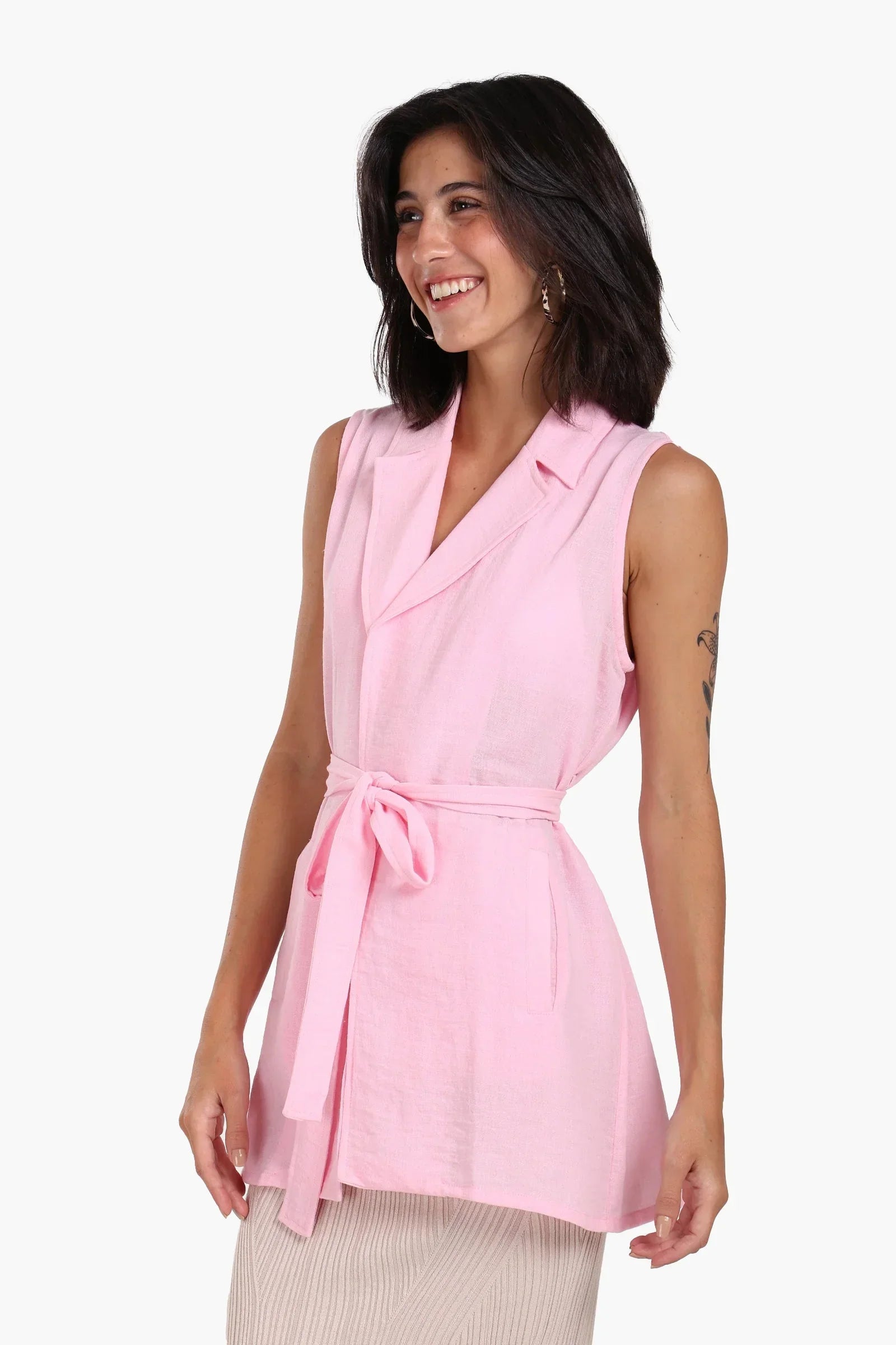 Clue - Sleeveless Tencel Vest 6