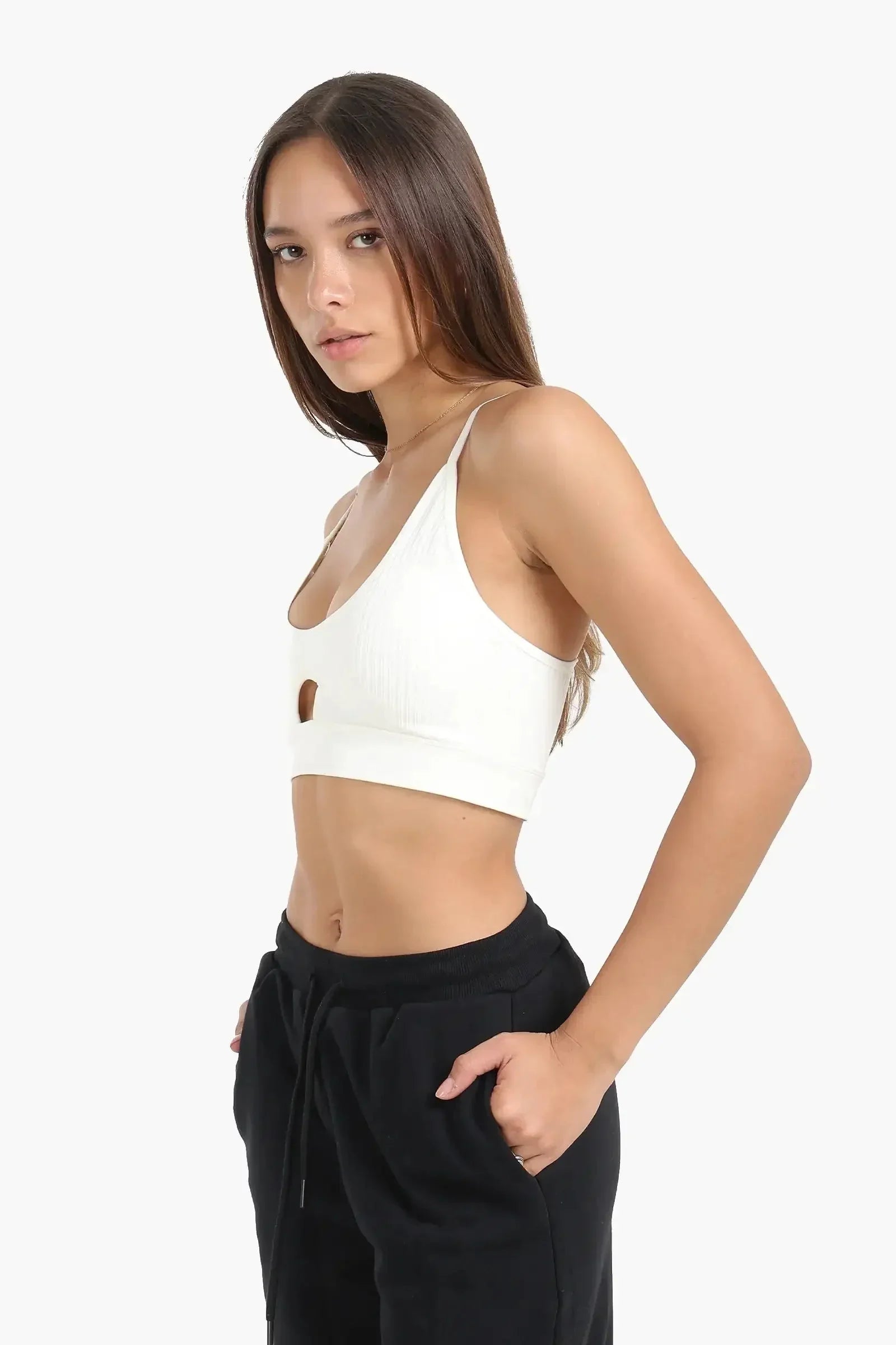 Carina - Soft Bra with Keyhole Design 6