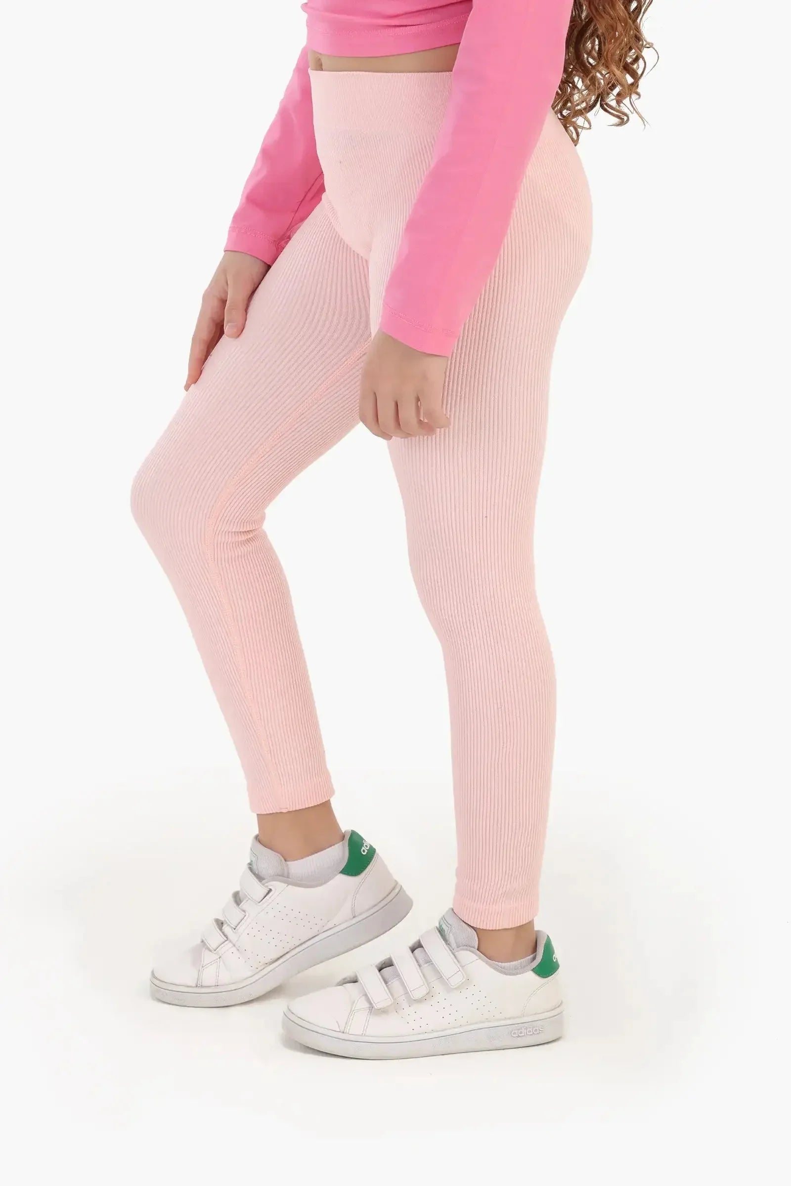 Carina - Girly Ribbed Leggings 15