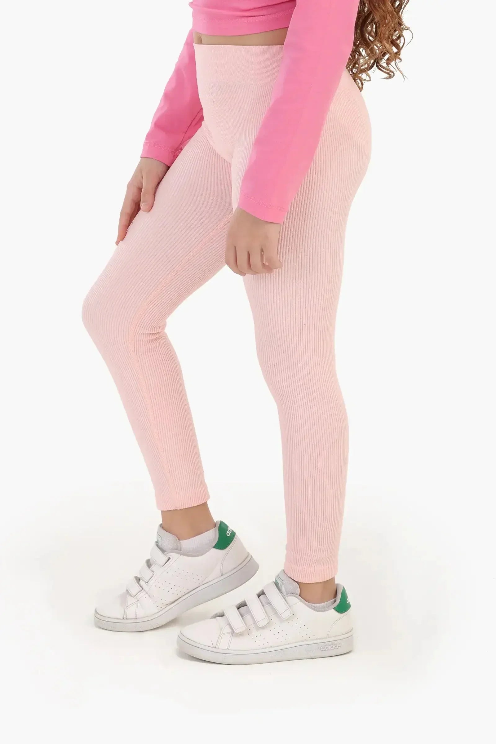 Carina - Girly Ribbed Leggings 15