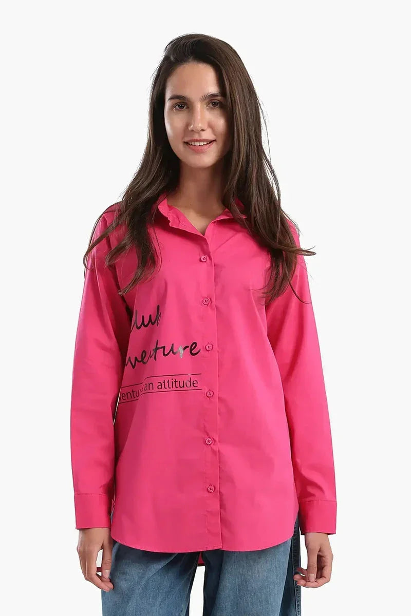 One Side Printed Shirt - Carina 2