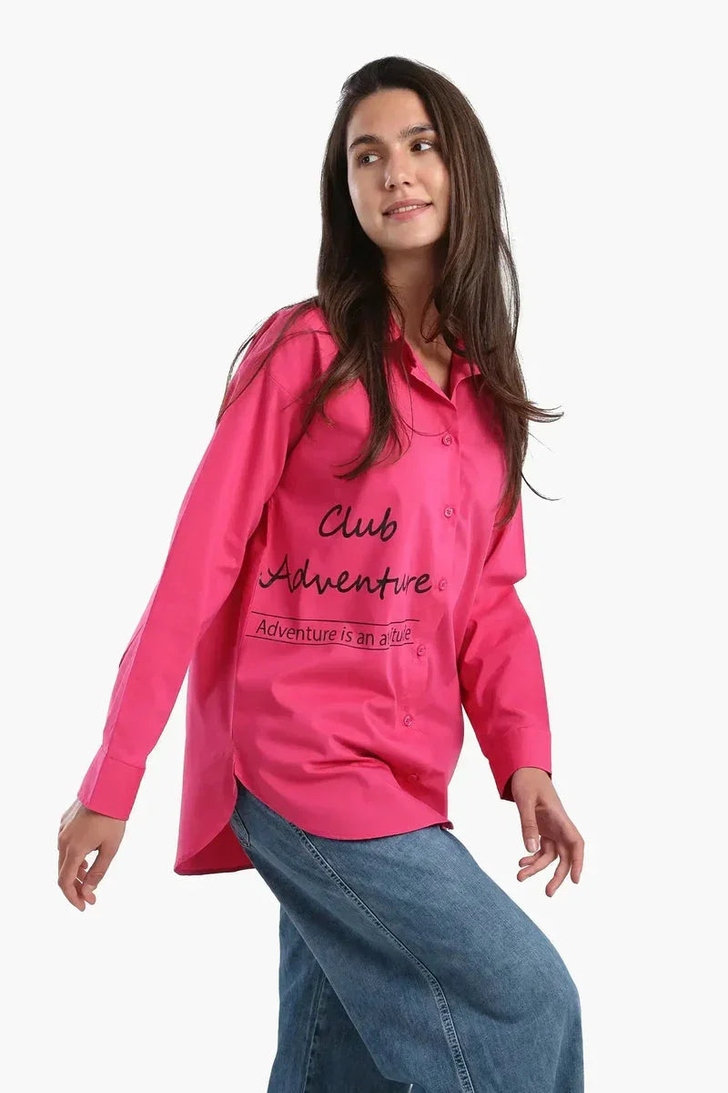 One Side Printed Shirt - Carina 1