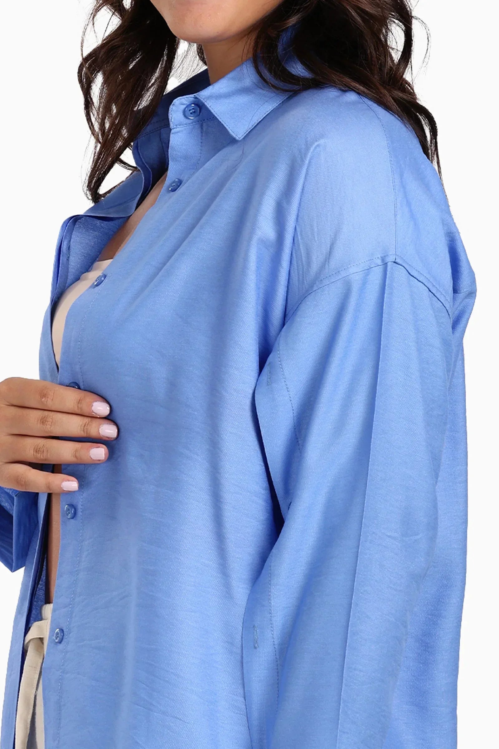 Clue - Long Sleeve Cotton Shirt 4