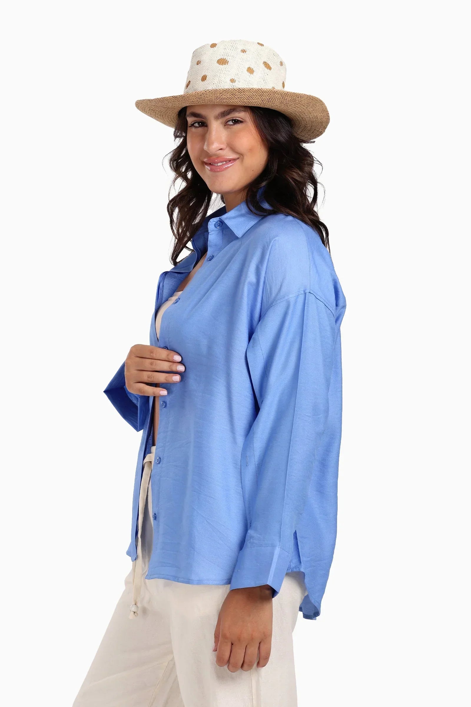 Clue - Long Sleeve Cotton Shirt 2