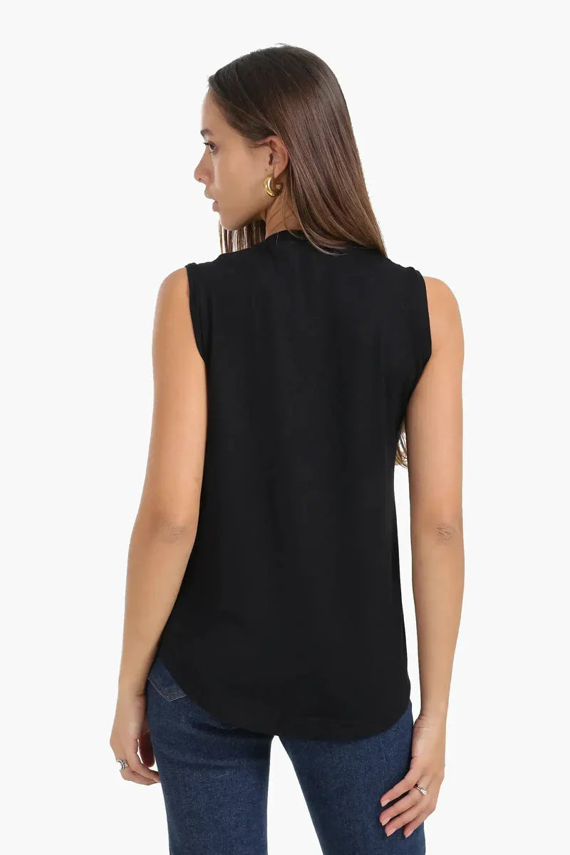 Carina - V-Neck Sleeveless T-Shirt 5