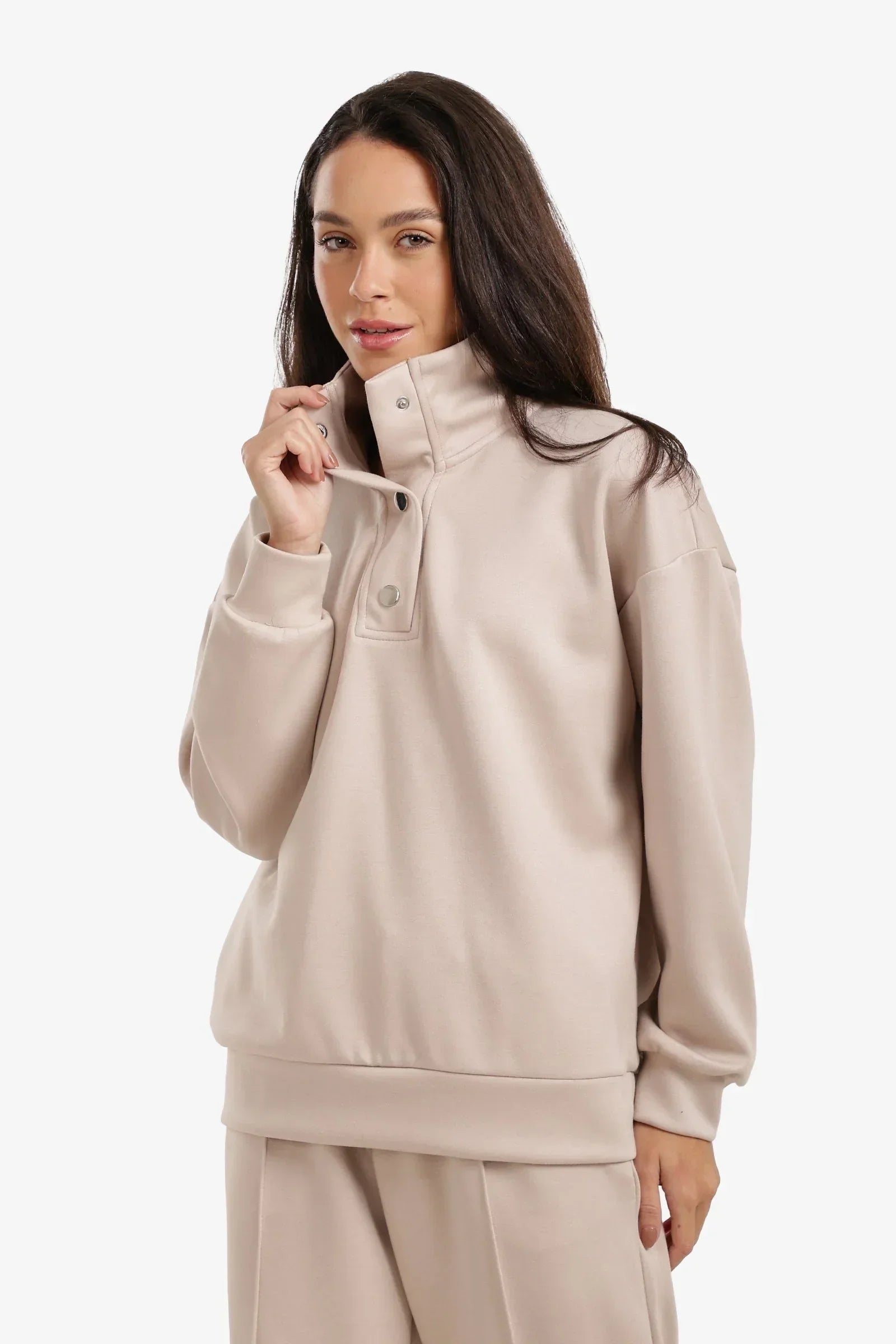 Clue - Stand Collar Lounge Sweatshirt 6