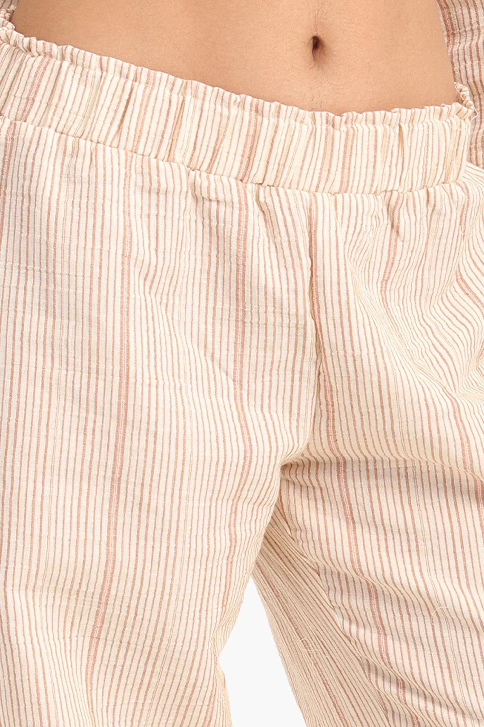 Clue - Striped Wide Leg Pants 4