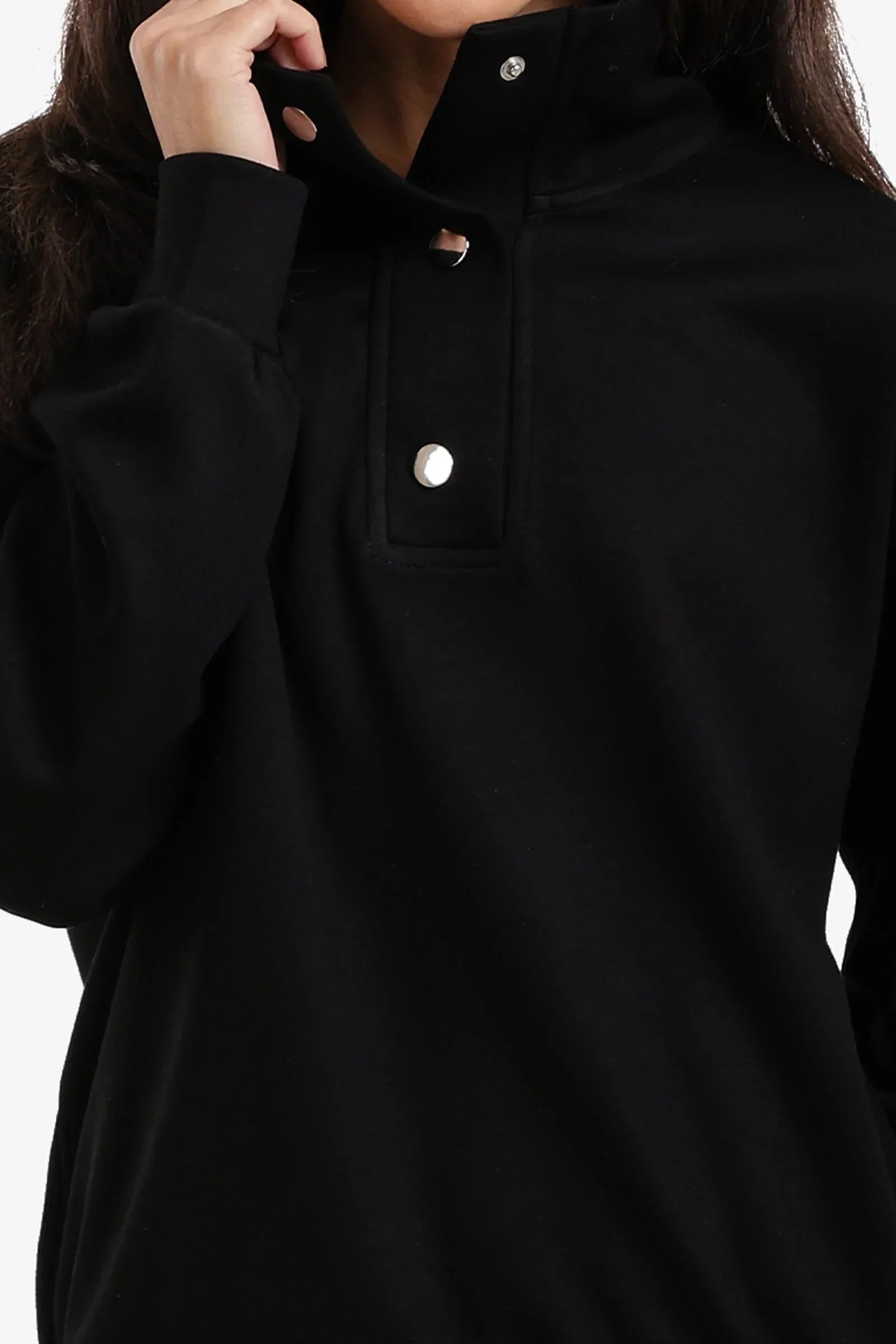 Clue - Stand Collar Lounge Sweatshirt 4