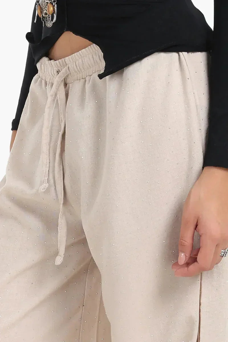 Carina - Pants with Small Studs 11
