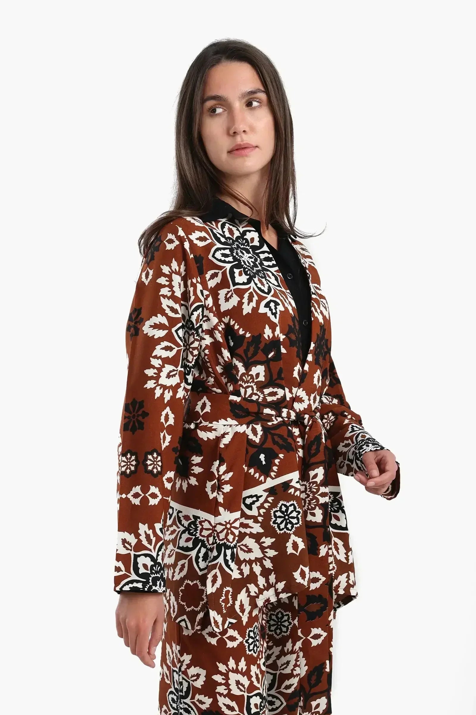 Carina - Open Front Kimono with Sleeves 3