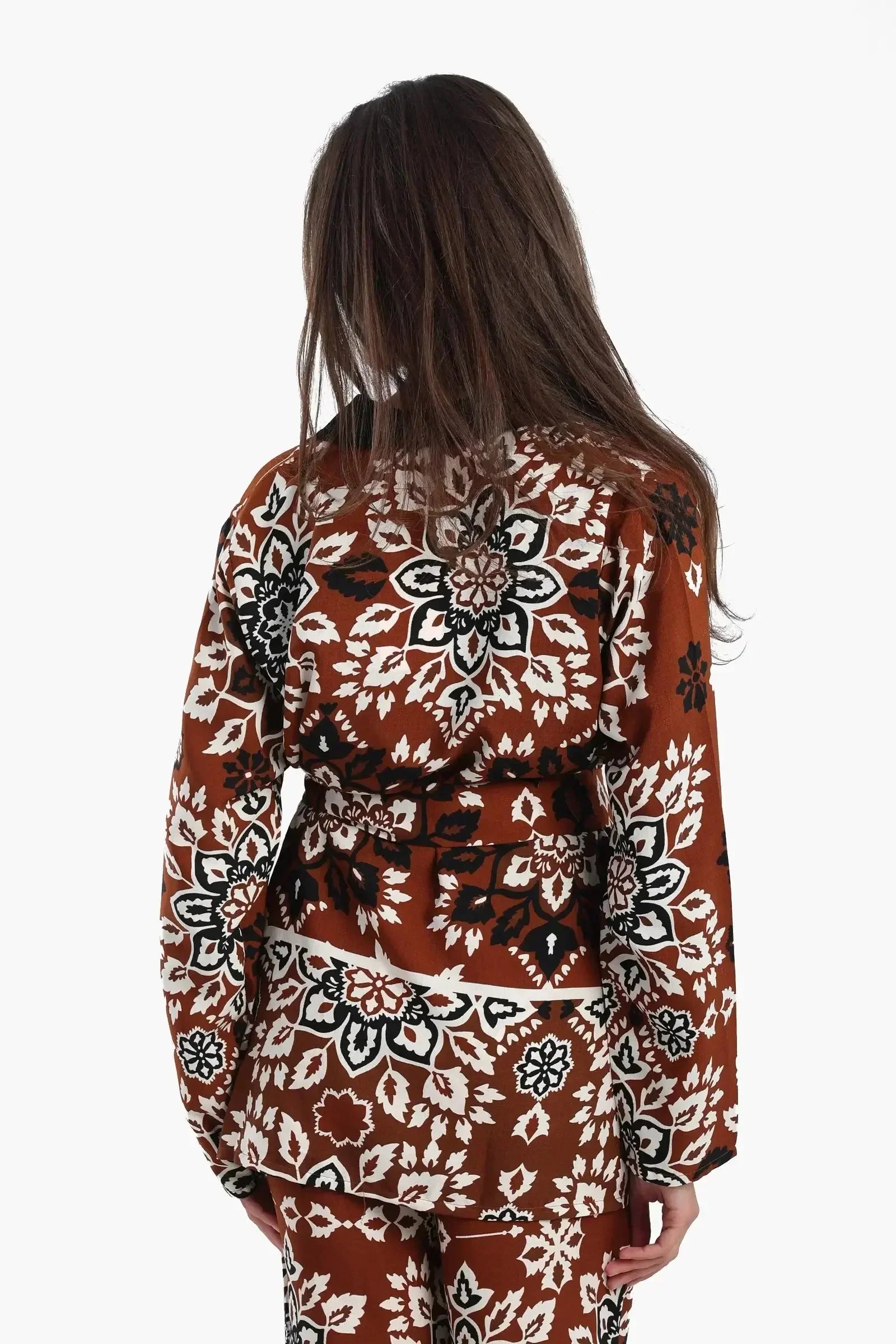 Carina - Open Front Kimono with Sleeves 4