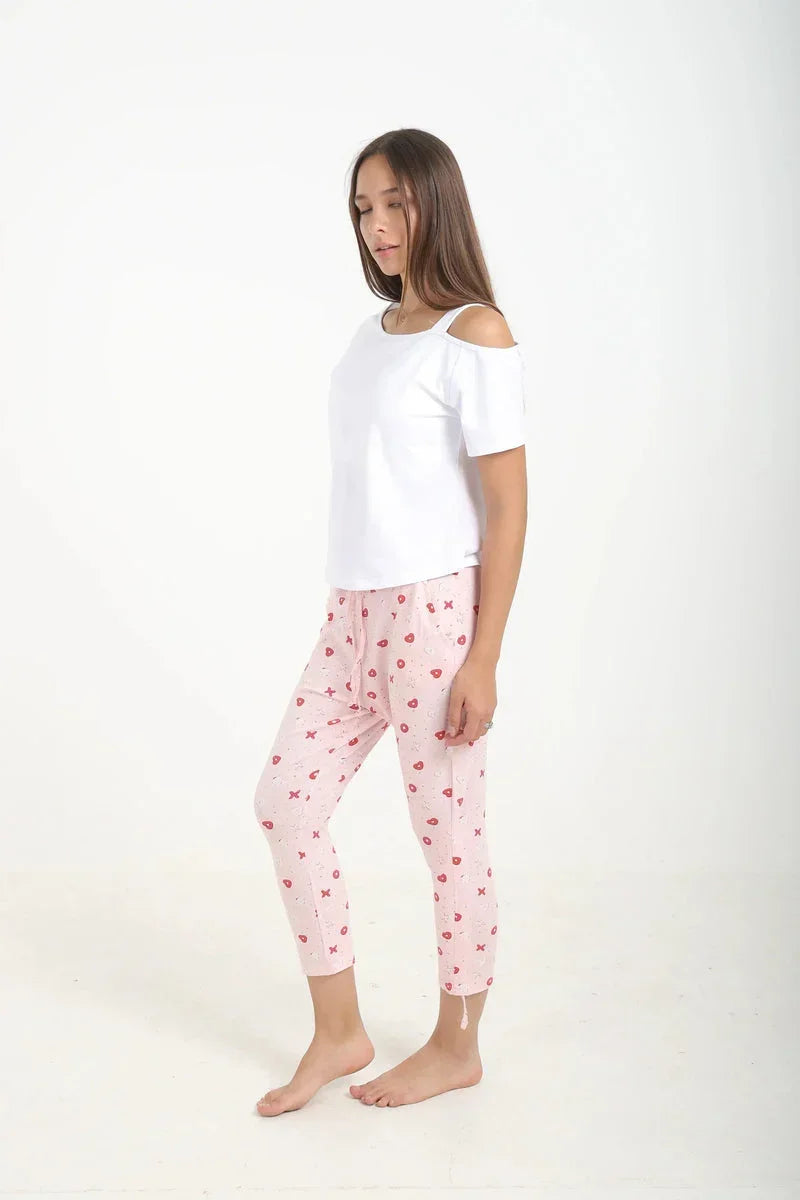 Pyjama Set with Capri Pants - Carina 2