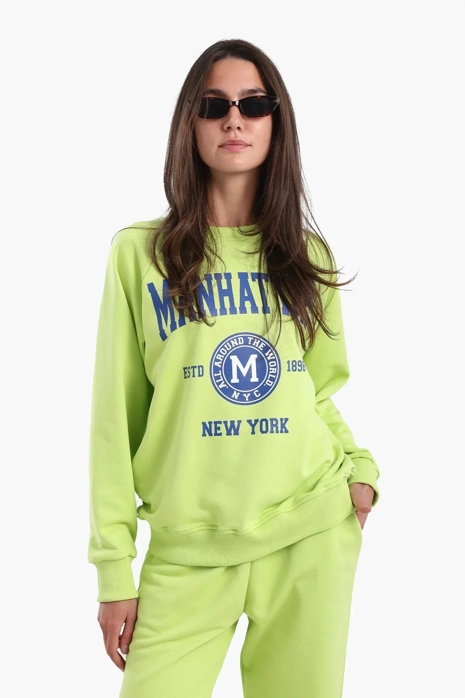 Carina - Pistache Lounge Sweatshirt 1