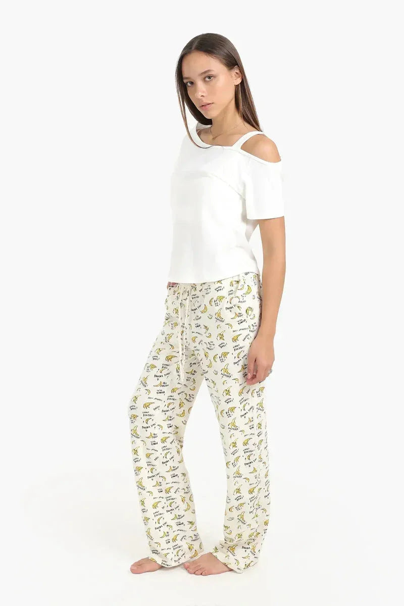 Shoulder Cut-Out Pyjama Set - Carina 2