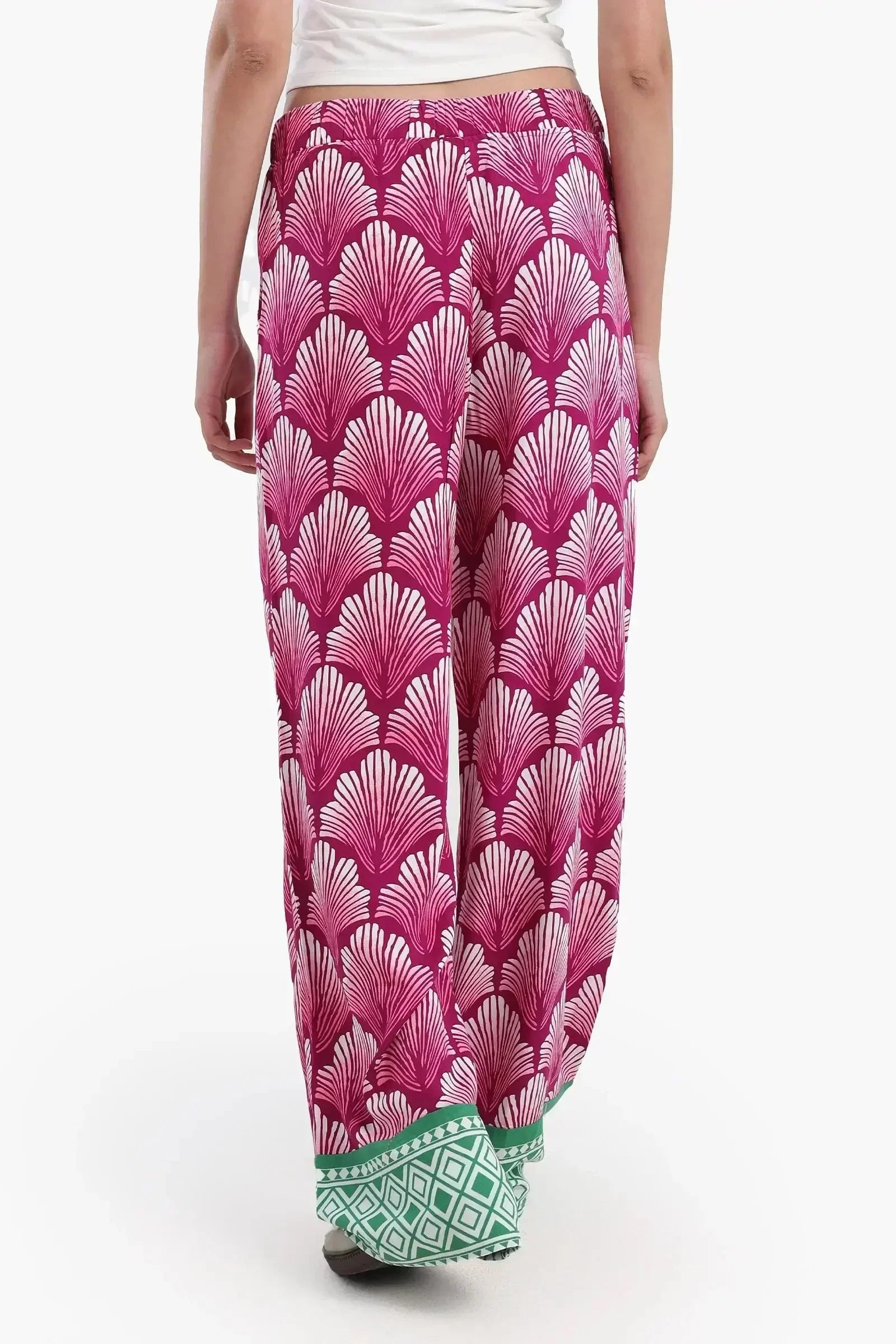 Carina - Shell Printed Pants 1