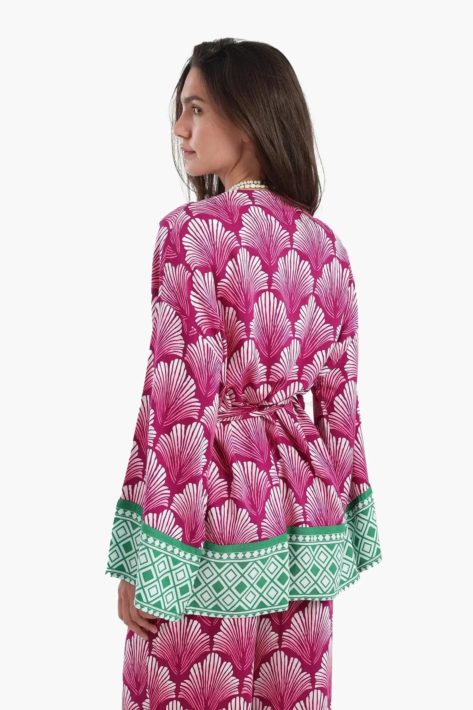Carina - Shell Printed Kimono 3
