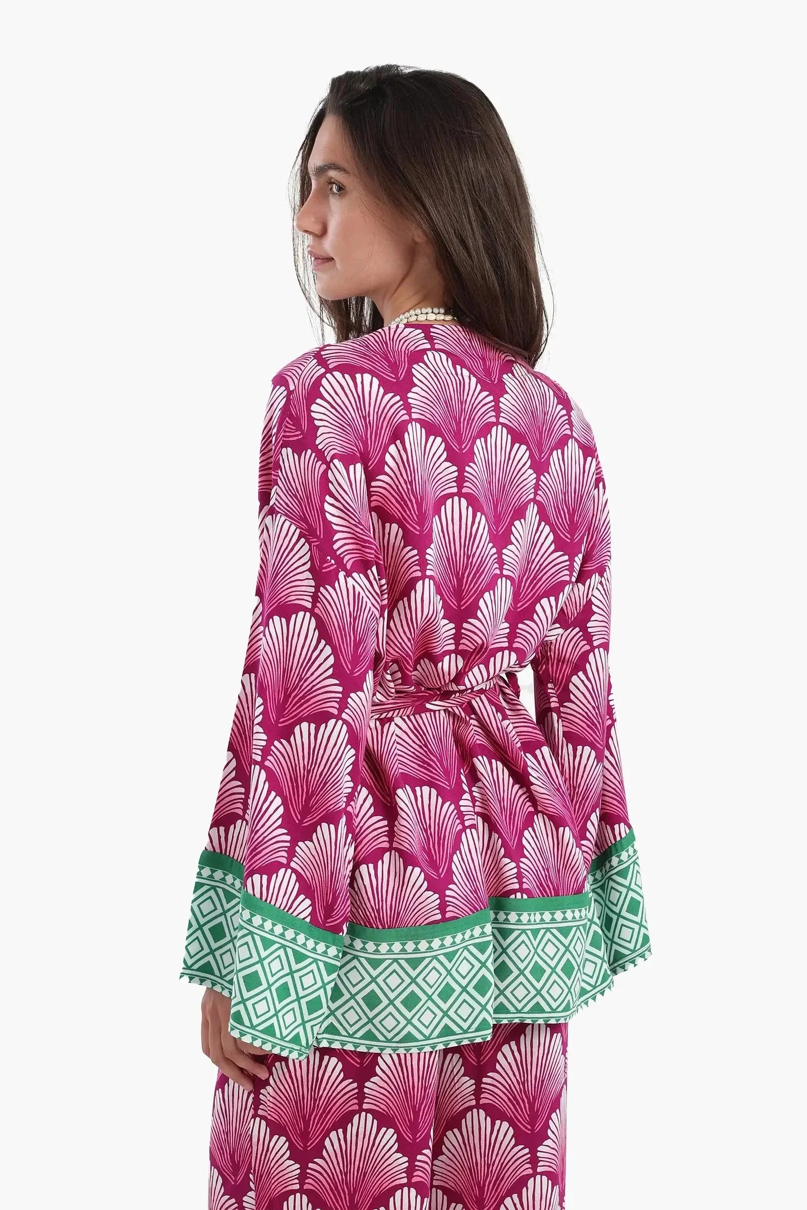 Carina - Shell Printed Kimono 3