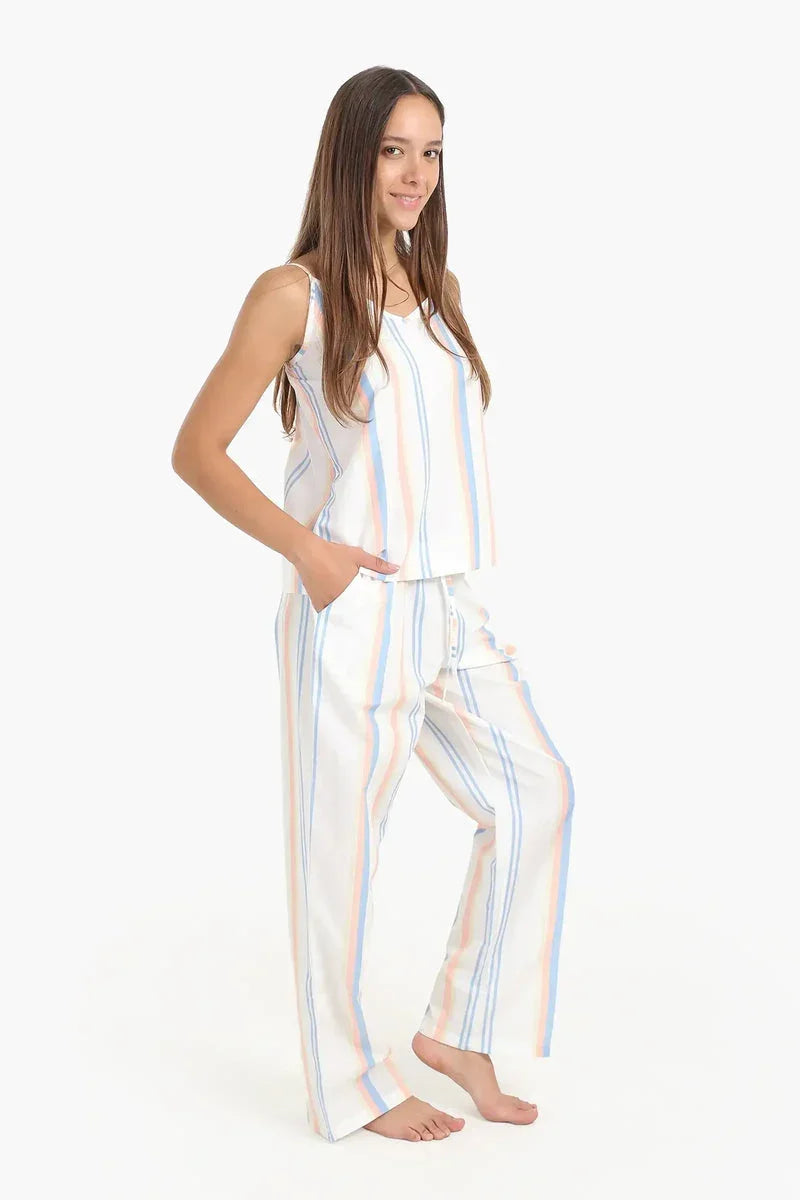 Carina - Colored Stripes Pyjama Set 2