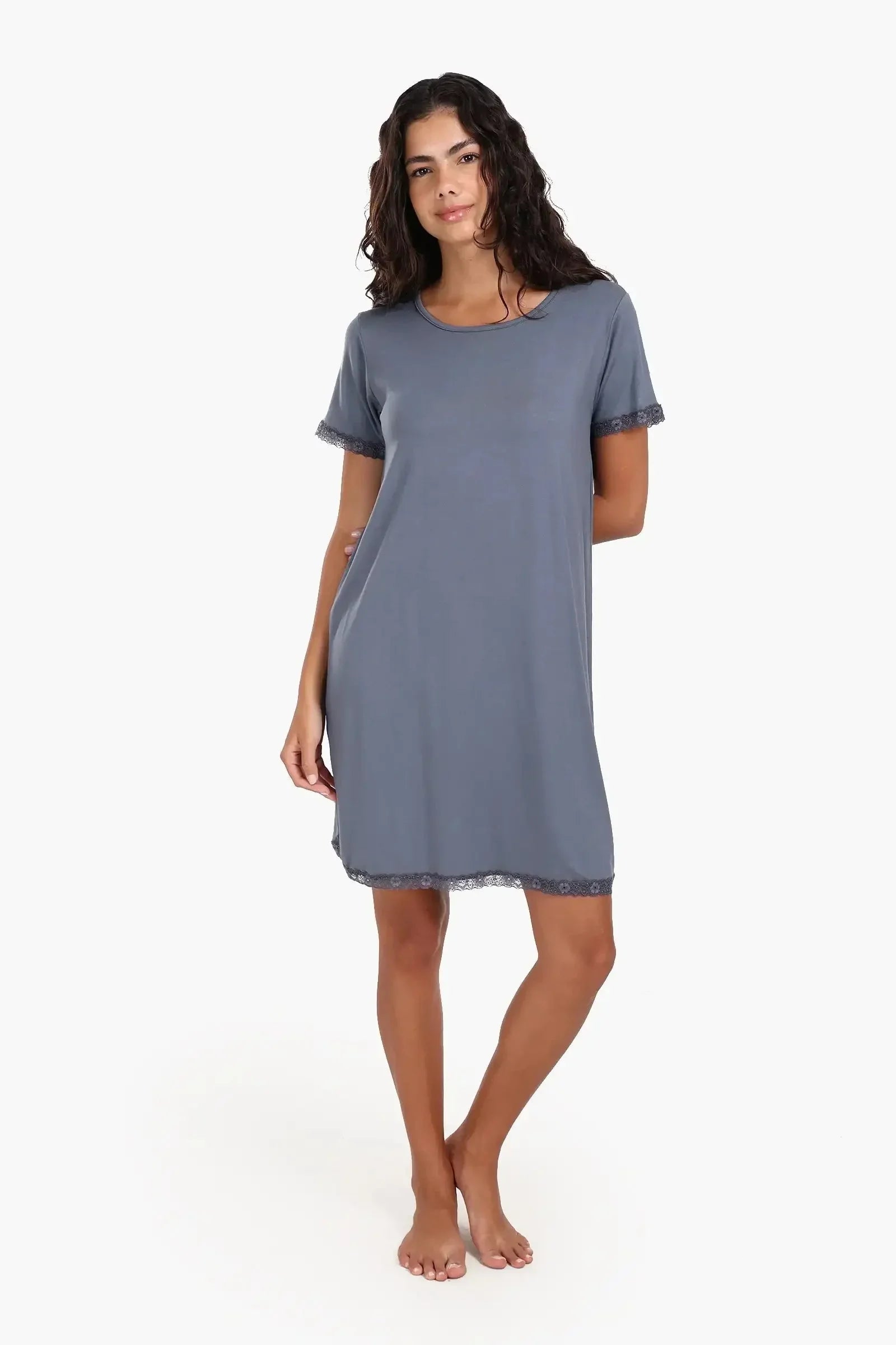 Carina - Lightweight Nightgown with Lace 27