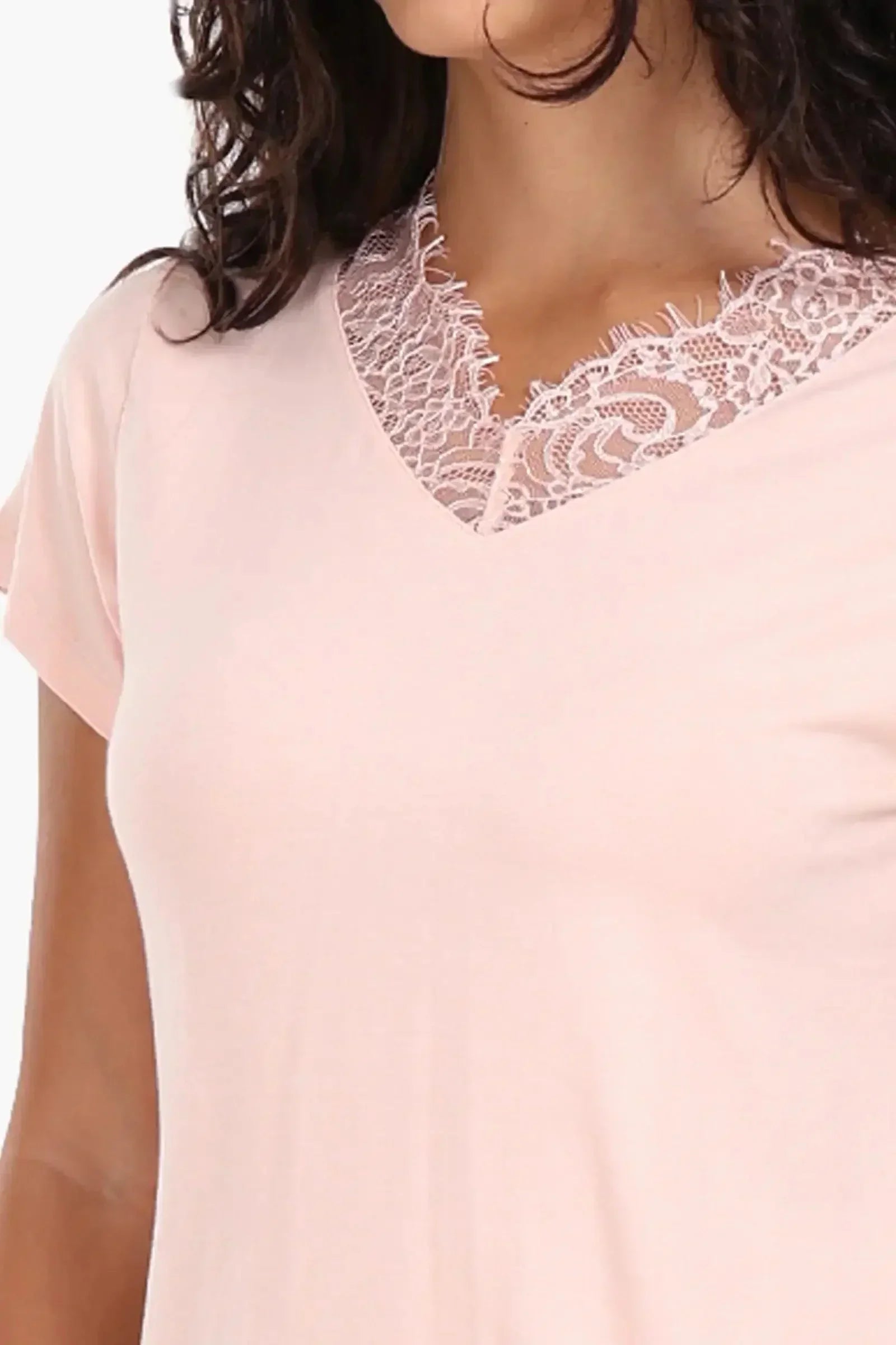 Carina - Pyjama Set with Lace Edges 8