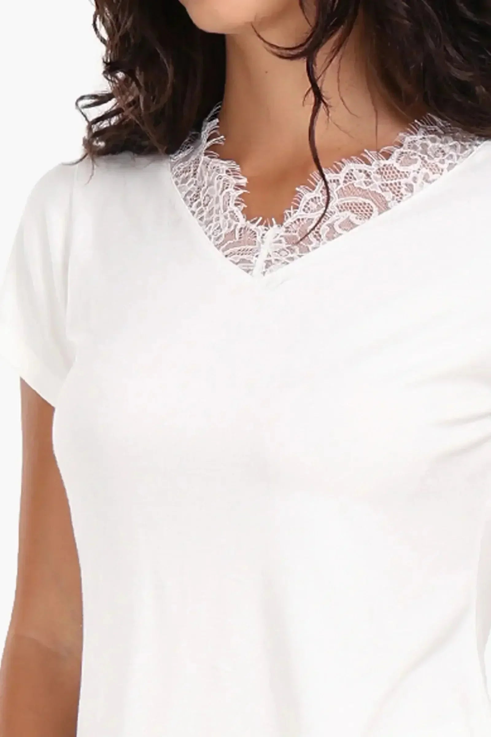 Carina - Pyjama Set with Lace Edges 4