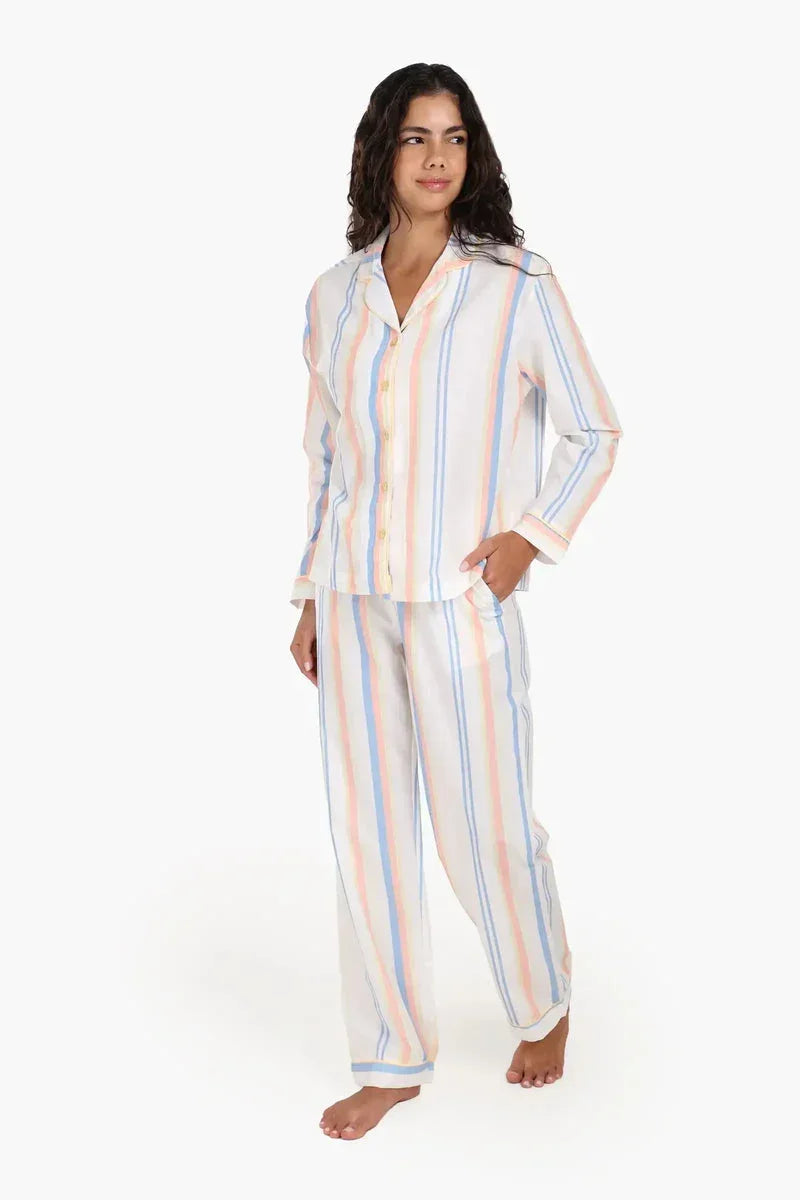 Striped Long Sleeves Pyjama Set - Carina 5