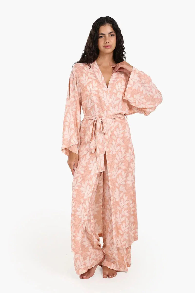 Carina - Printed Midi Robe 1