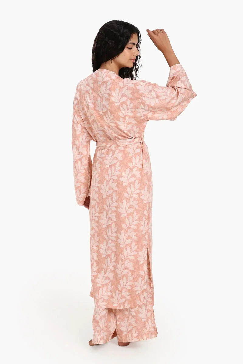 Carina - Printed Midi Robe 2