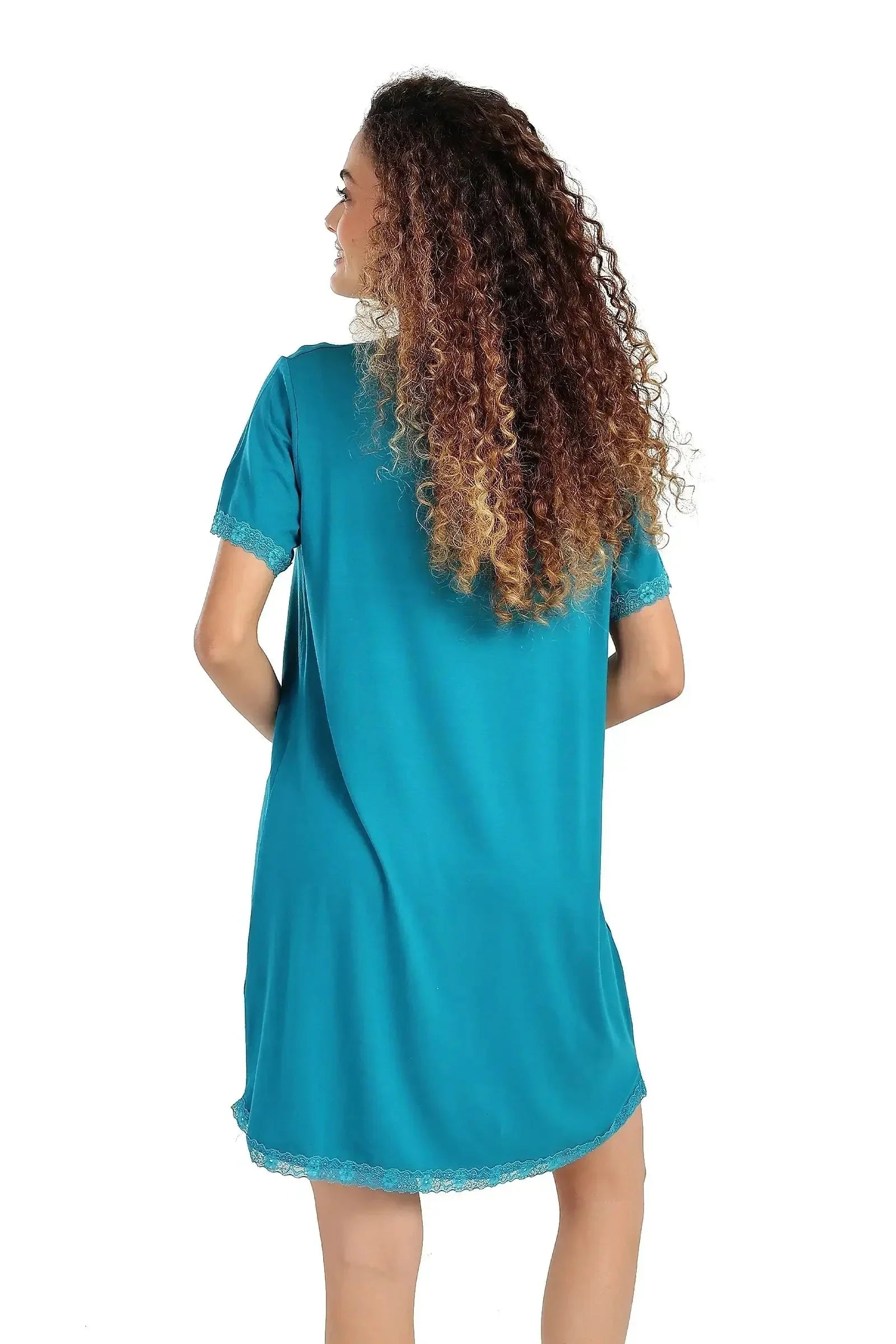 Carina - Lightweight Nightgown with Lace 11