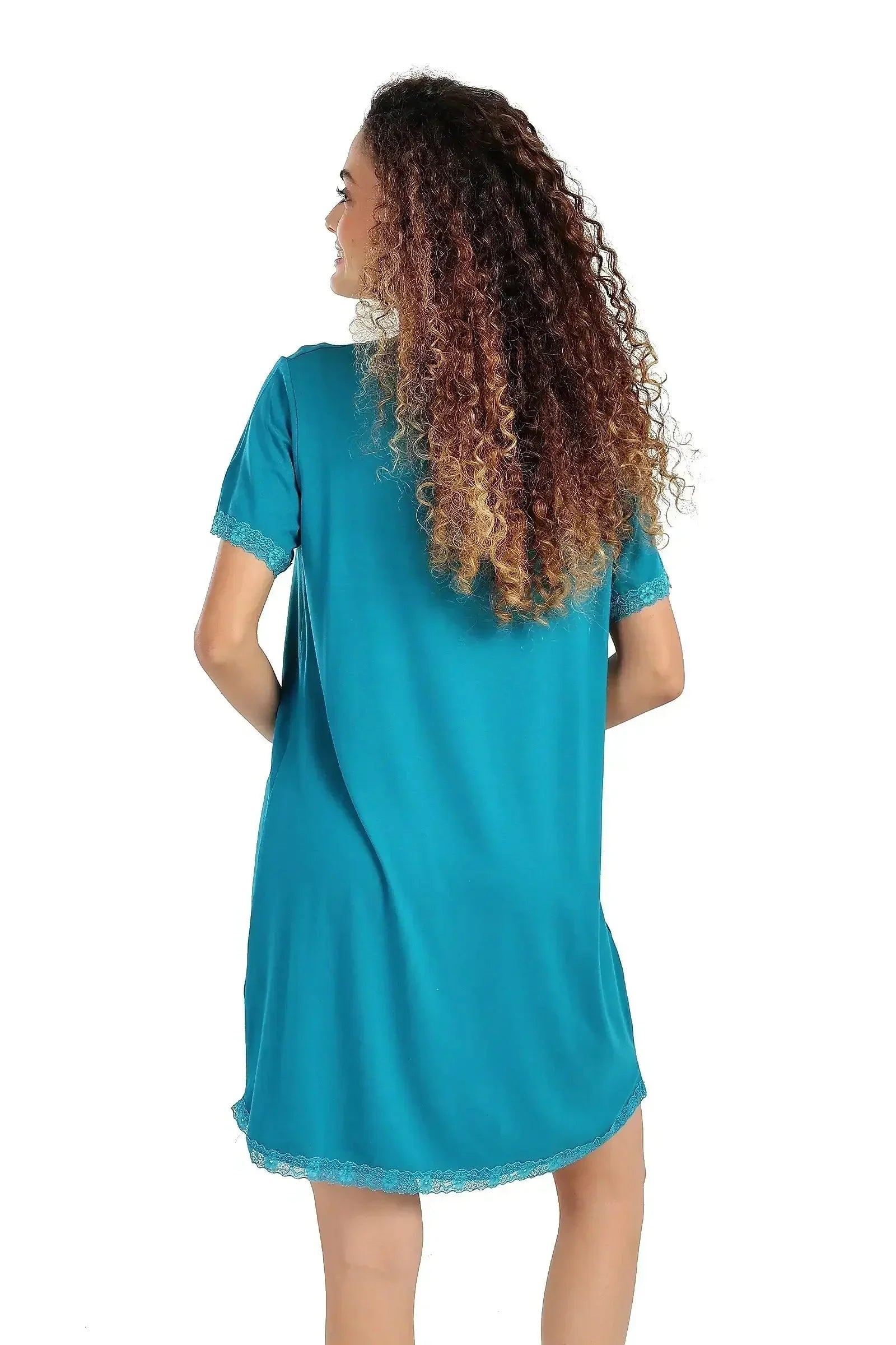 Carina - Lightweight Nightgown with Lace 11