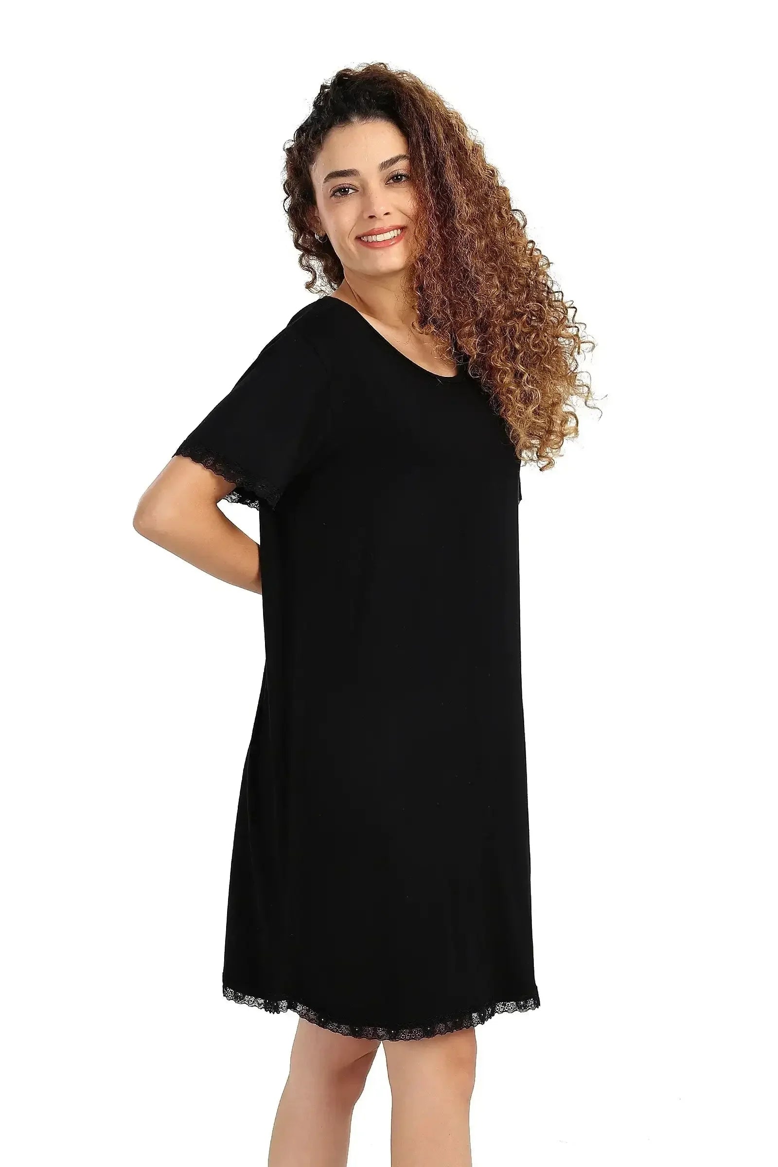 Carina - Lightweight Nightgown with Lace 18