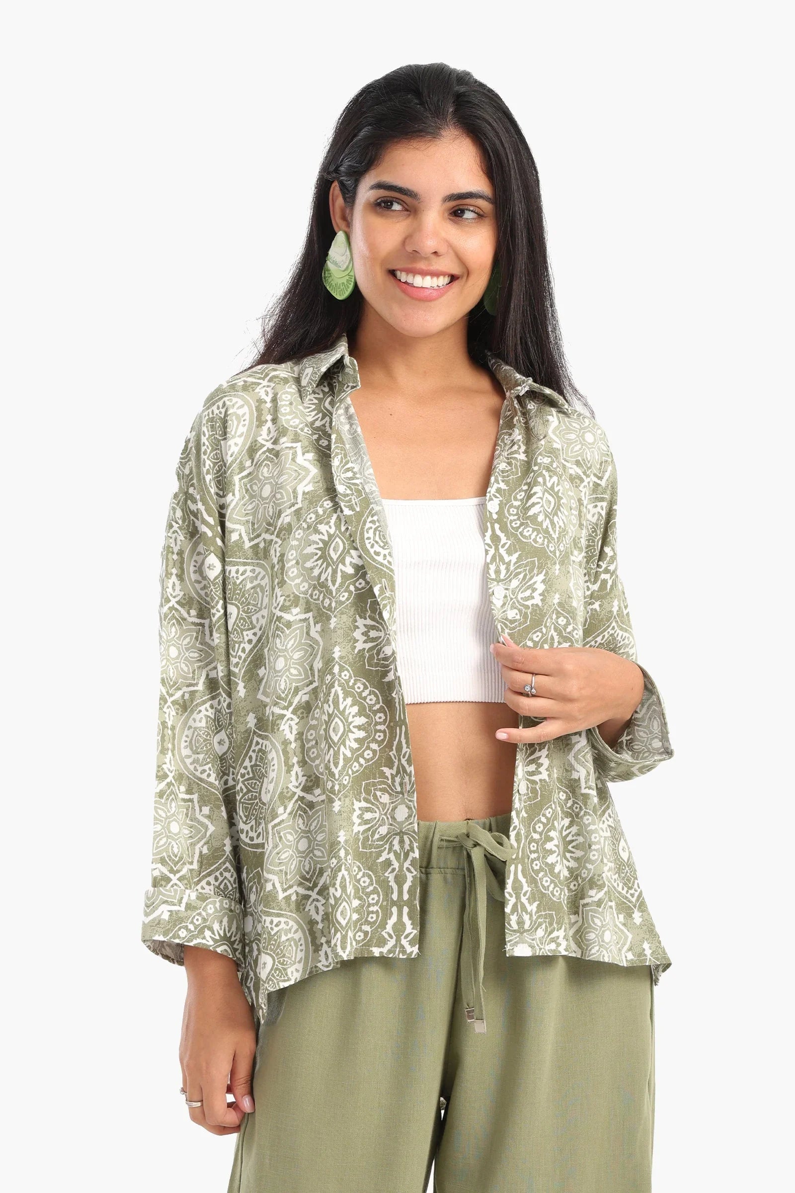 Clue - Classic Printed Blouse 1