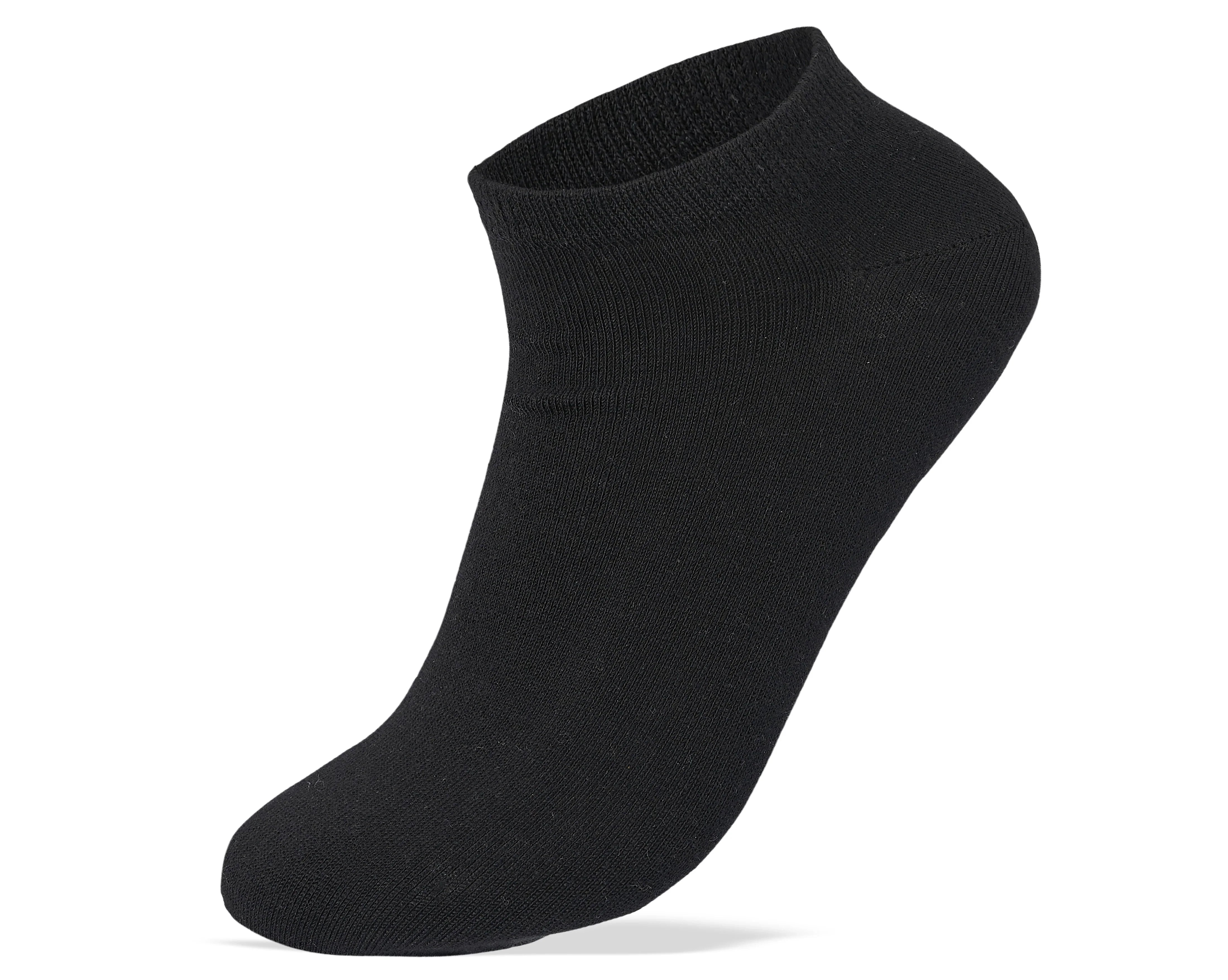 Sam Socks - Men Set Of 3 Ankle Plain Socks Blk-L.Gry-Wht 6