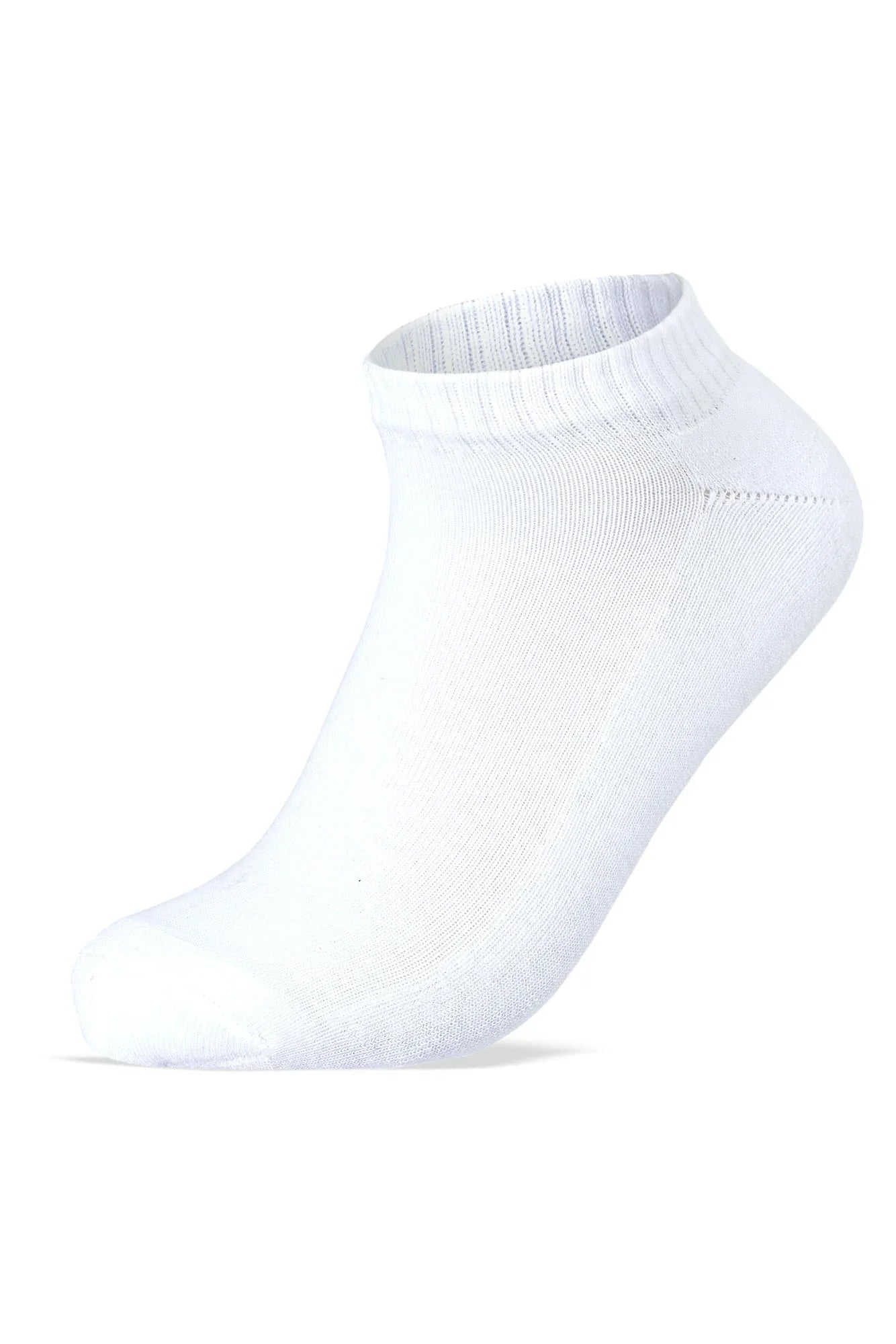 Sam Socks - Men Set Of 3 Half Terry Ankle Plain Socks White 2