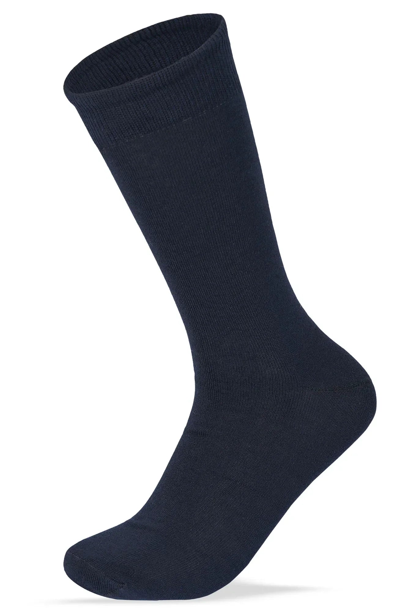 Men Set Of 3 Classic Socks Plain Navy Blue - Sam Socks - Babazzaro