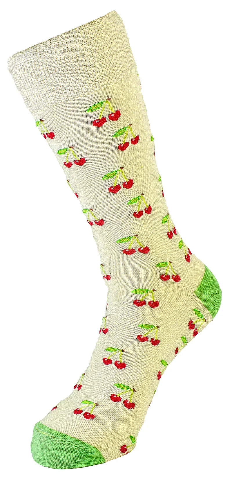 Men Set Of 3 Casual Fruit Cherry Socks Multicolour - Sam Socks - Babazzaro