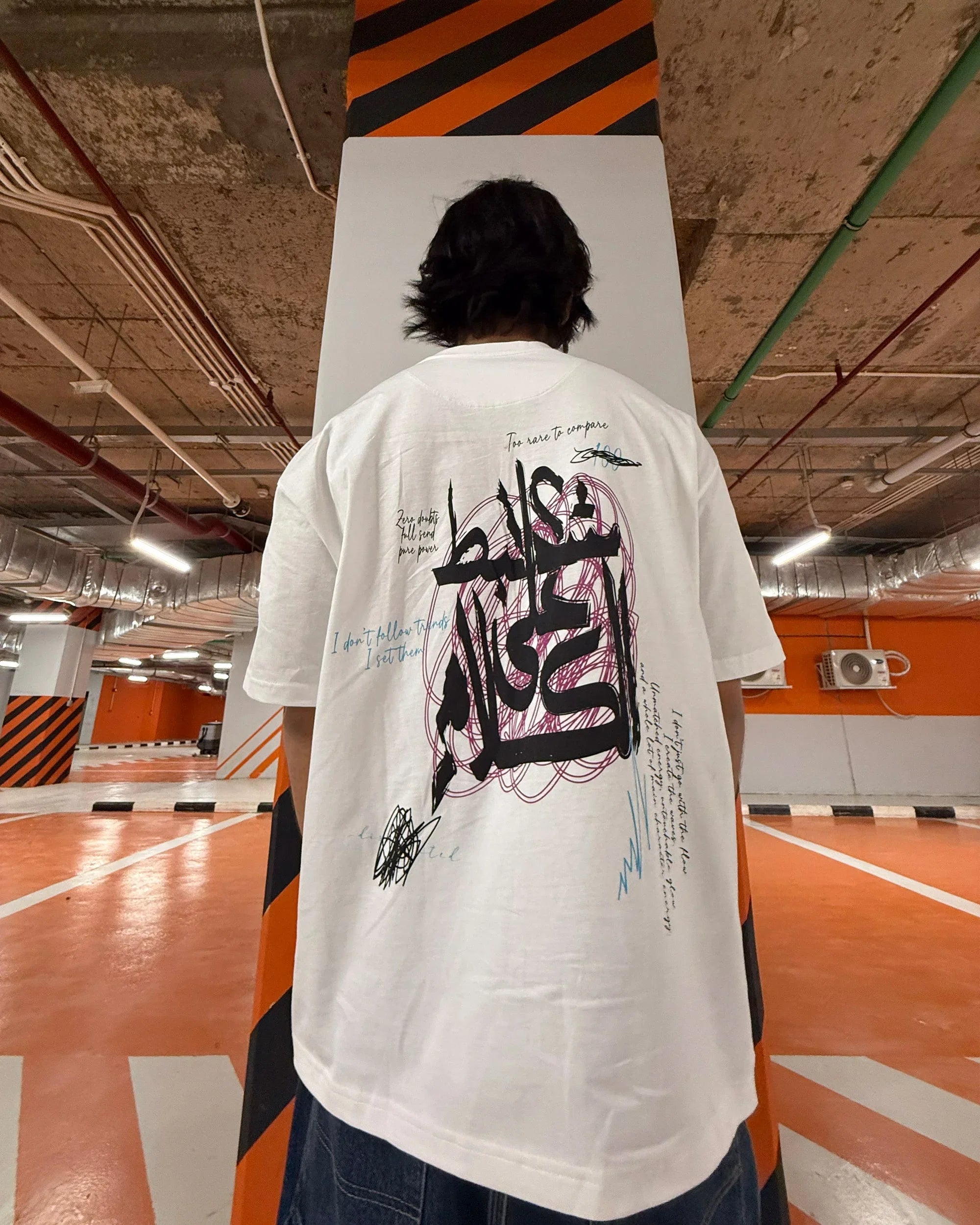 NAS Trends - Khalsana Men Oversized SS T-Shirt - Off White 2